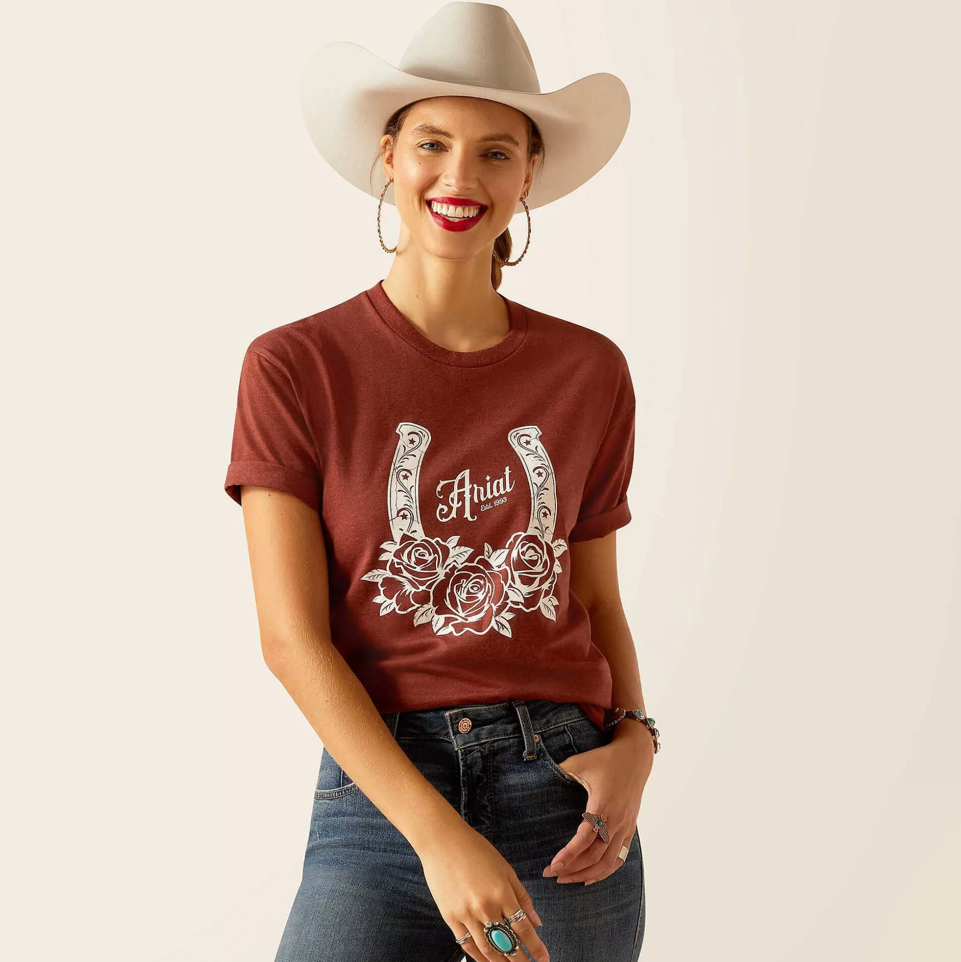 ariat T-Shirts & Tops* Horseshoe T-Shirt