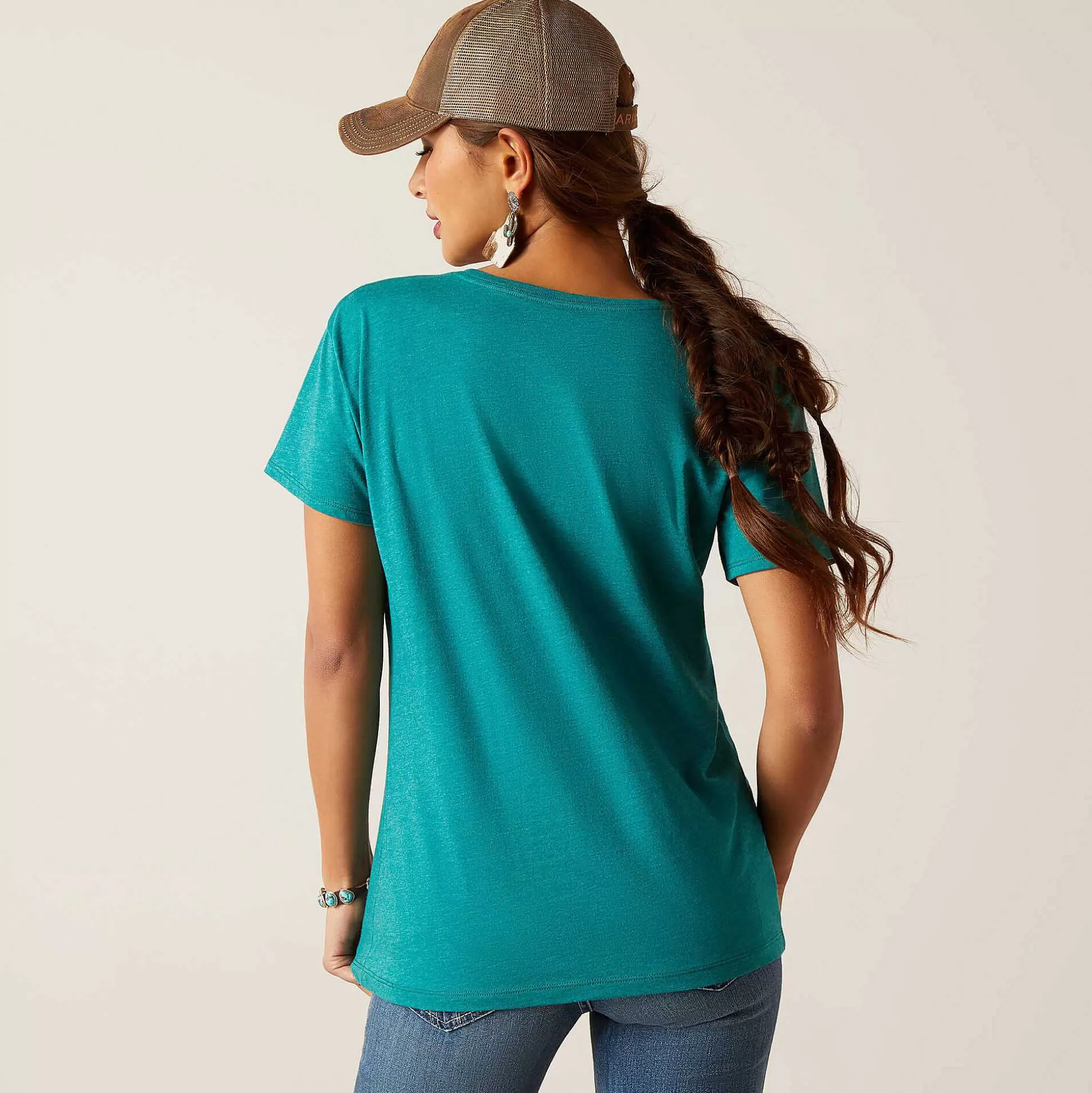 ariat T-Shirts & Tops* Longhorn Watercolor T-Shirt