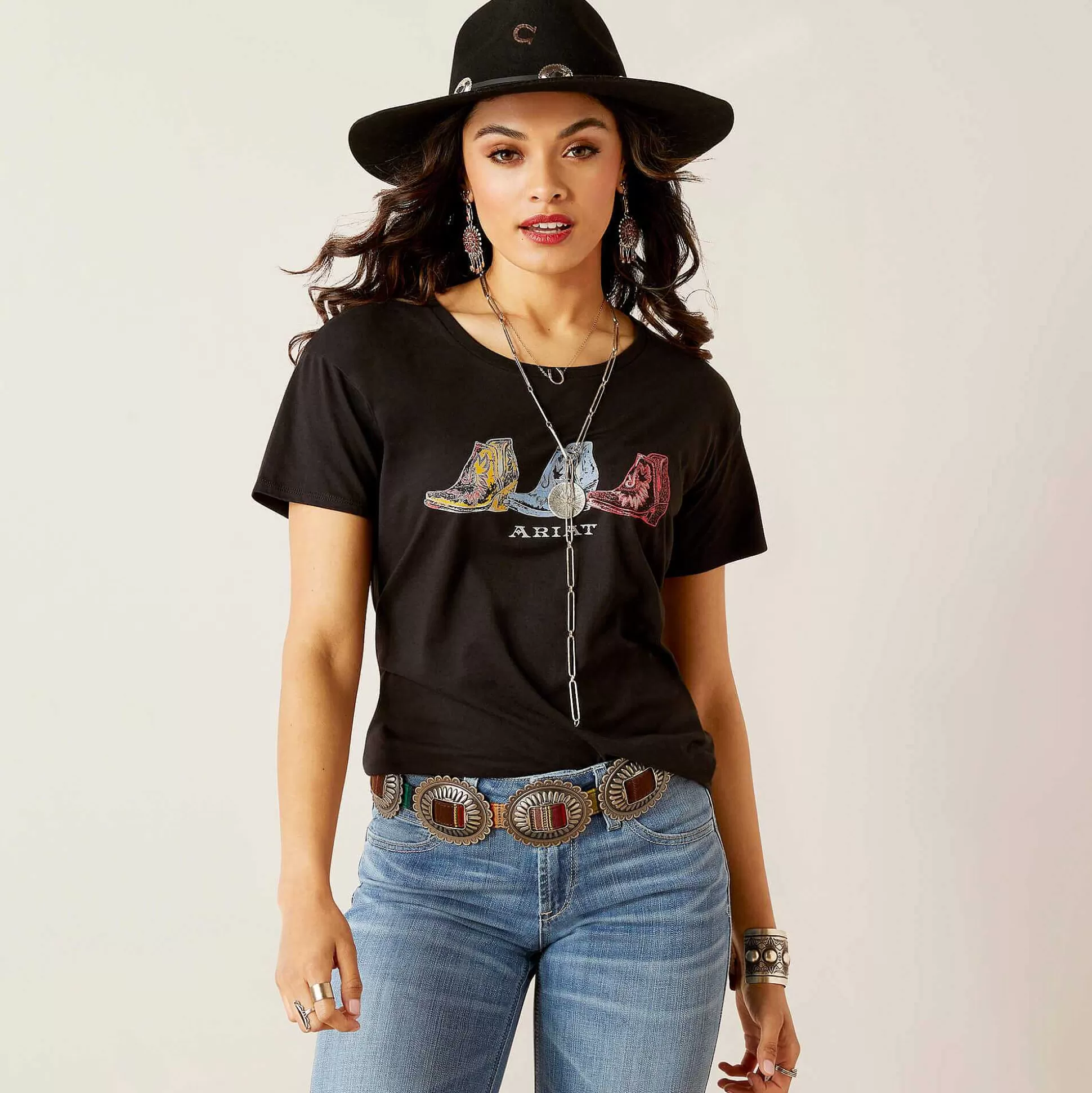 ariat T-Shirts & Tops* Pop Boots T-Shirt