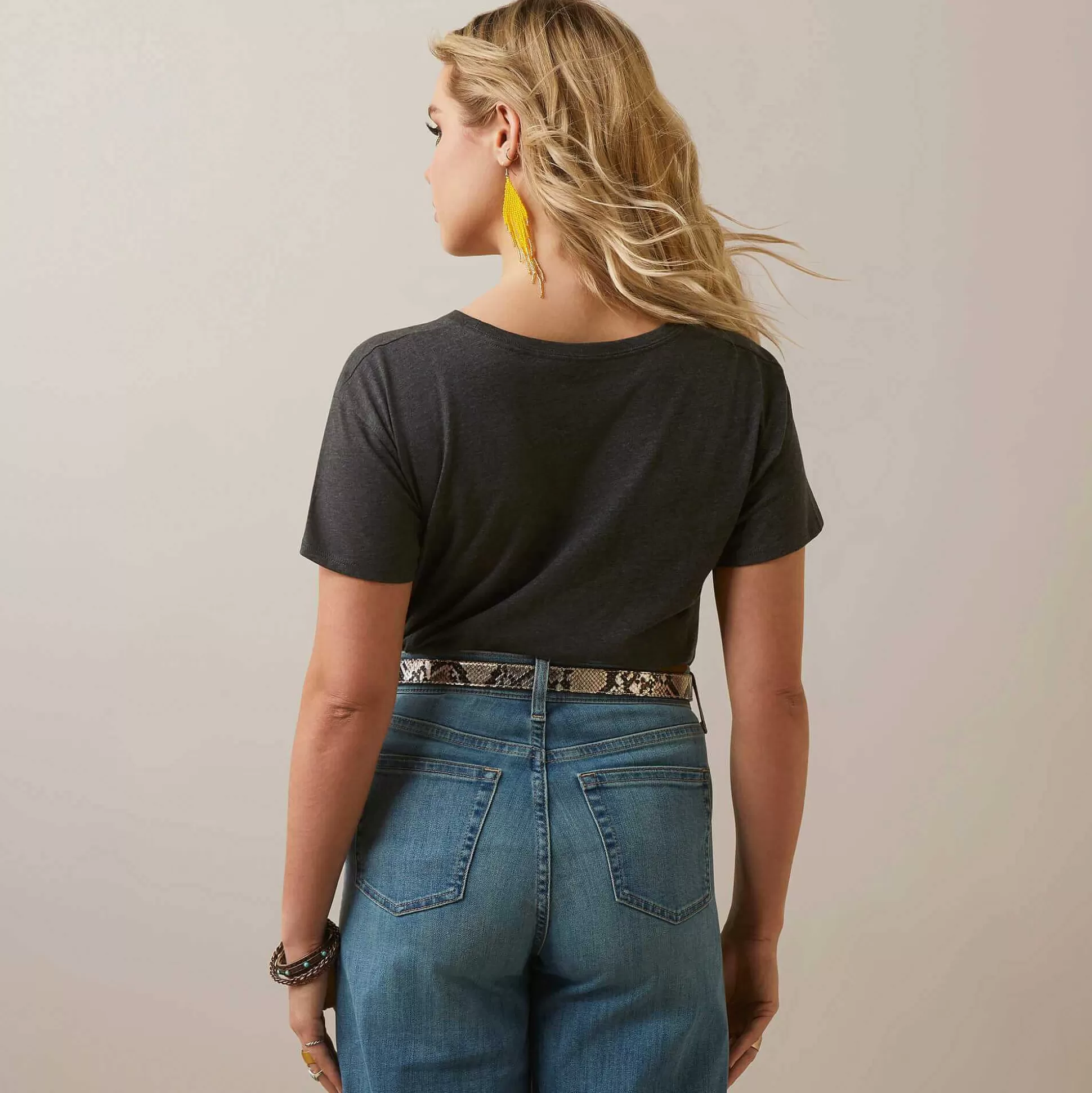ariat T-Shirts & Tops* Sunflower Cow T-Shirt
