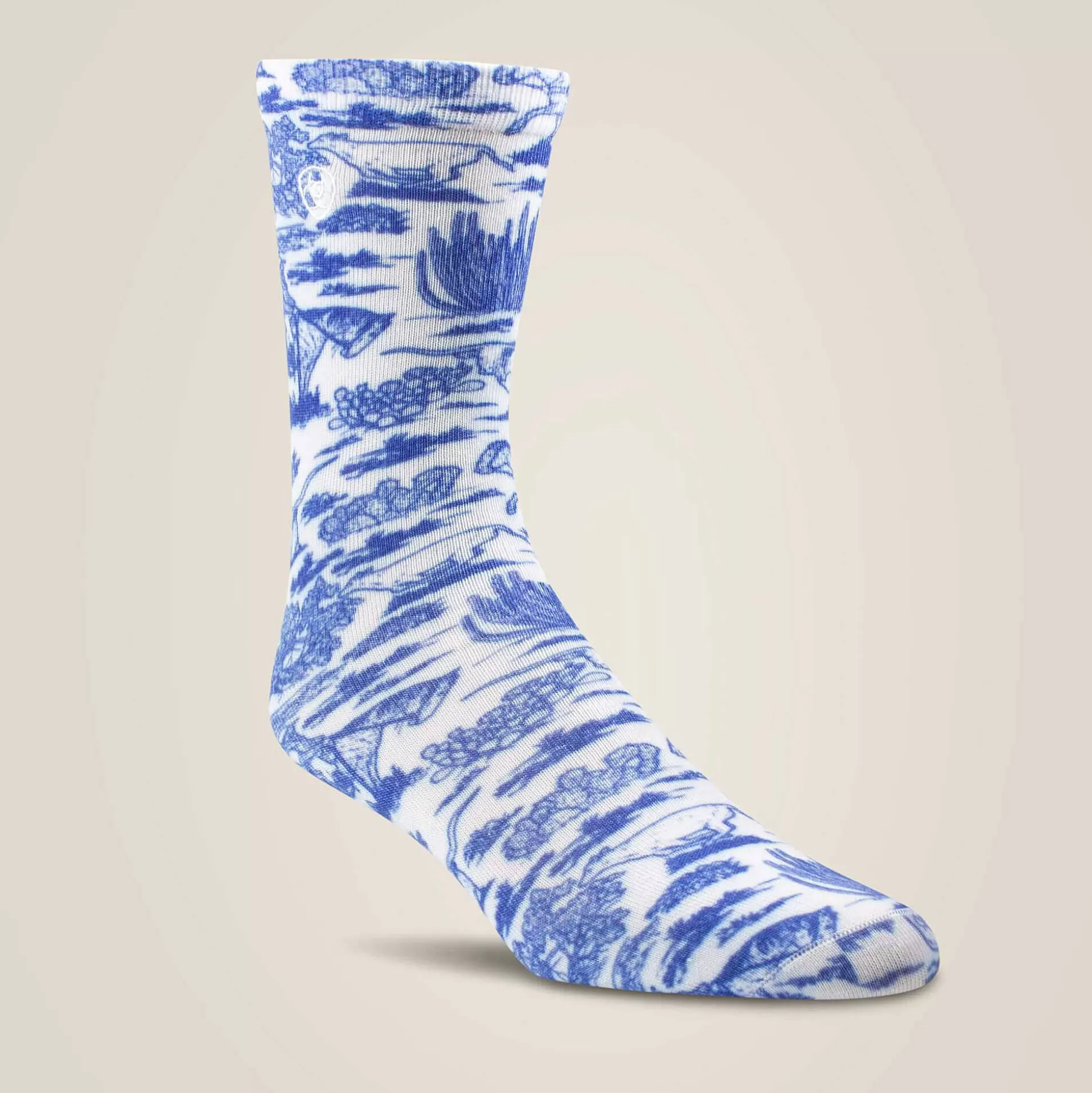 ariat Socks*Arid Landscape Crew Sock 2 Pair Multi Color Pack