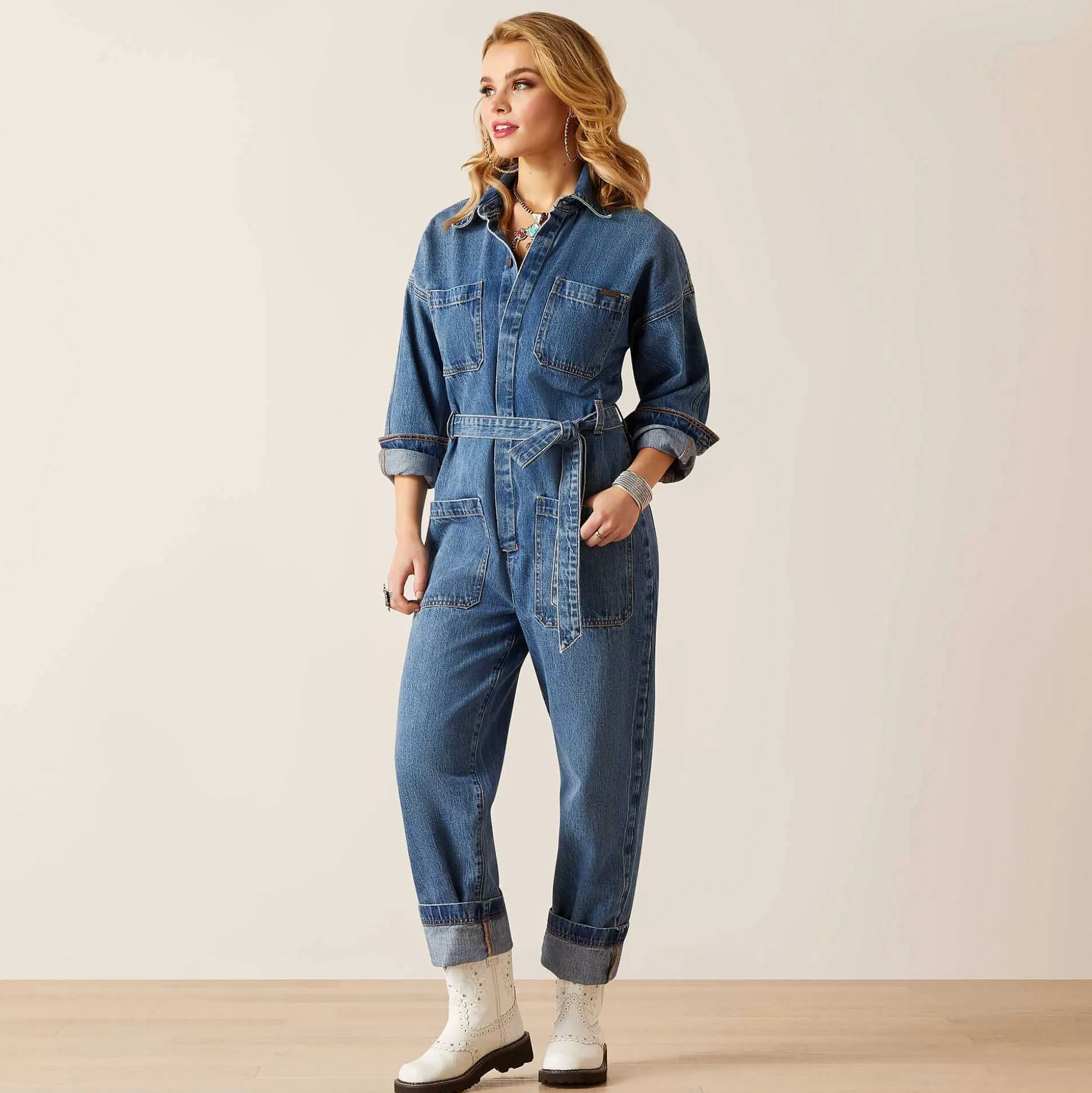 ariat Denim*Denim Jumpsuit