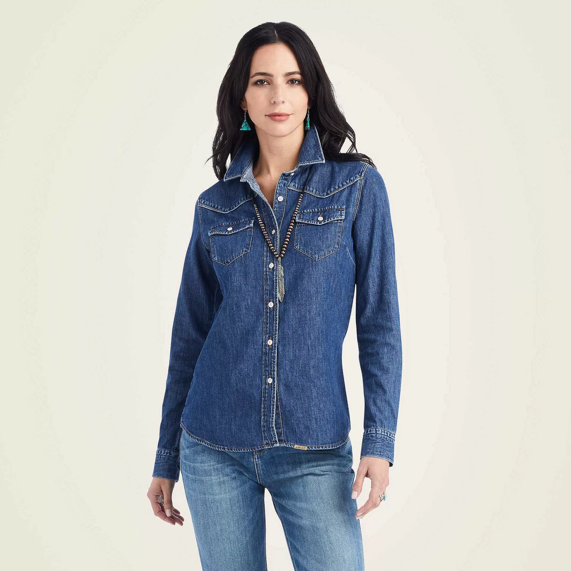ariat T-Shirts & Tops*Farriday Denim Shirt