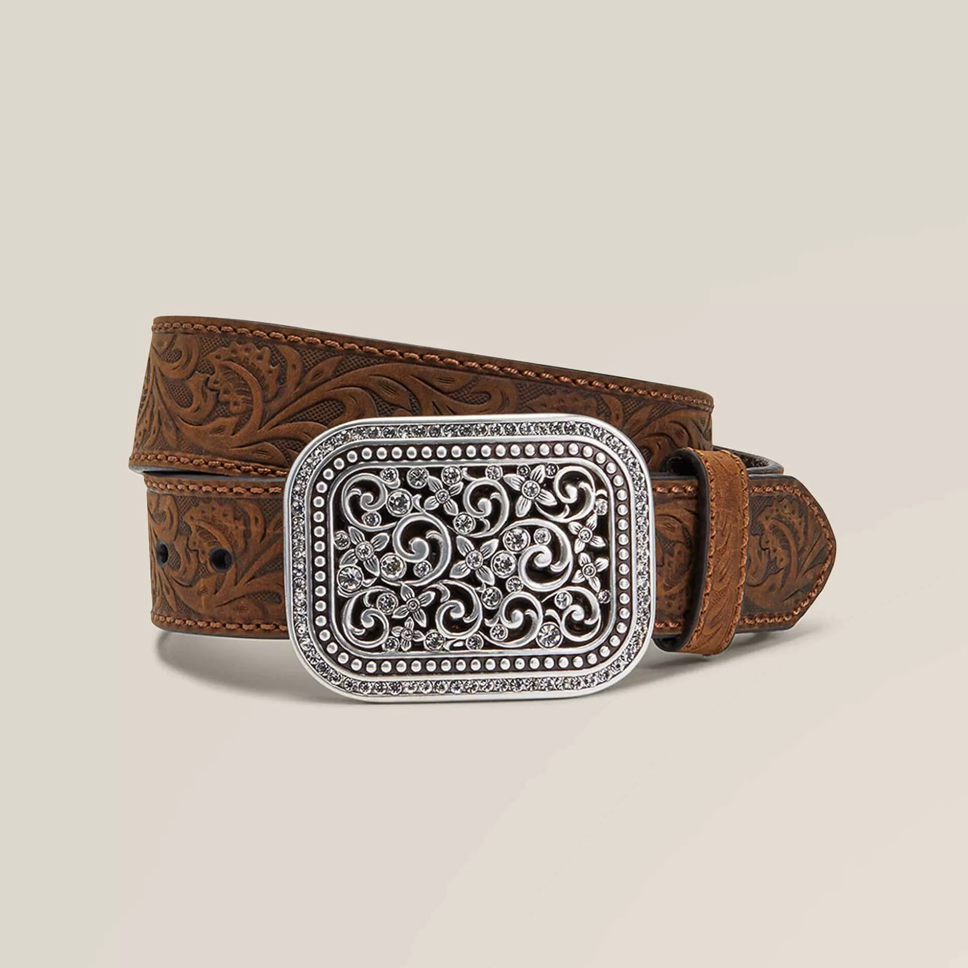 ariat Belts*Floral Embroidery Buckle Belt