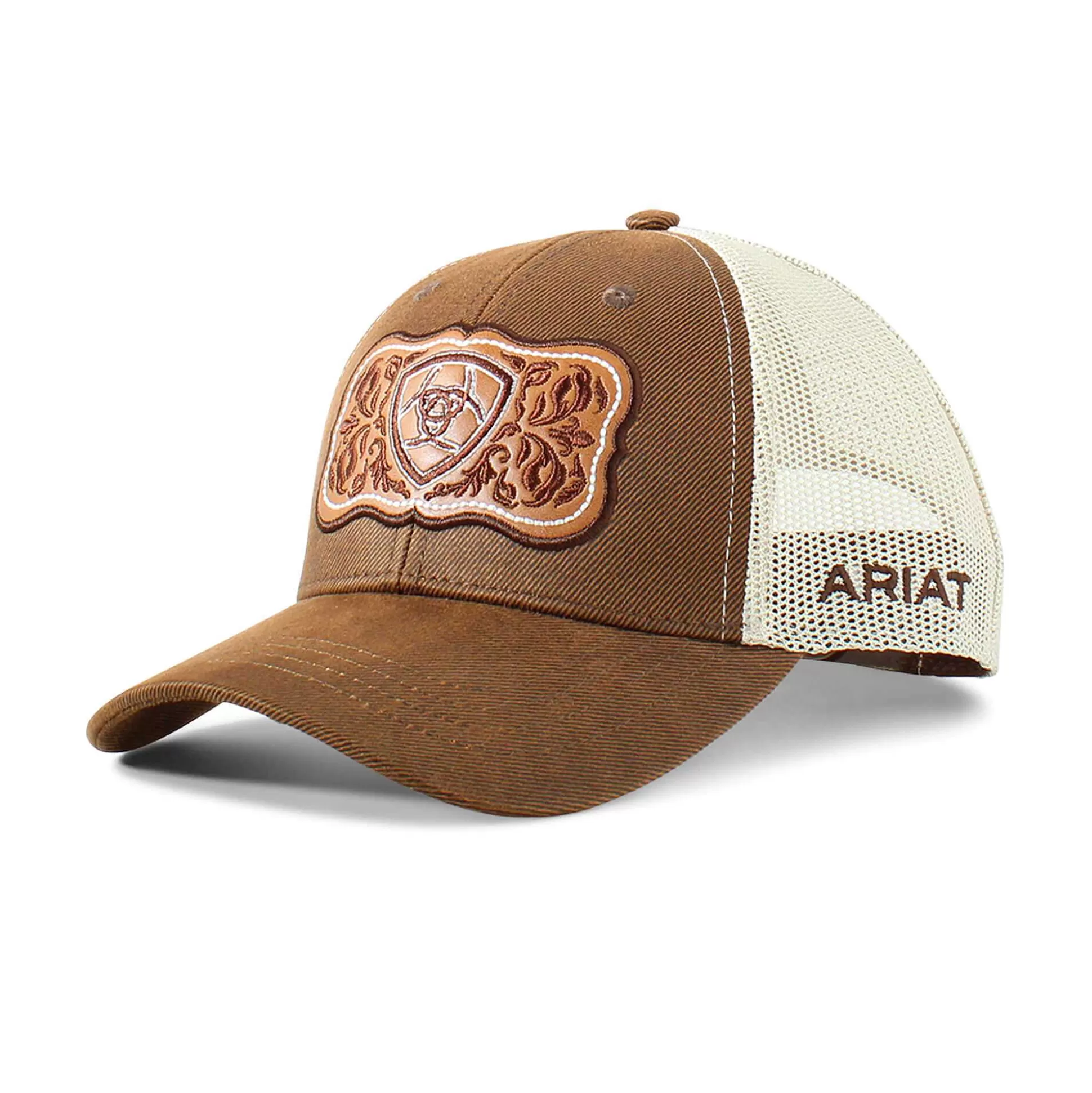 ariat Hats & Caps*Floral Leather Patch Cap