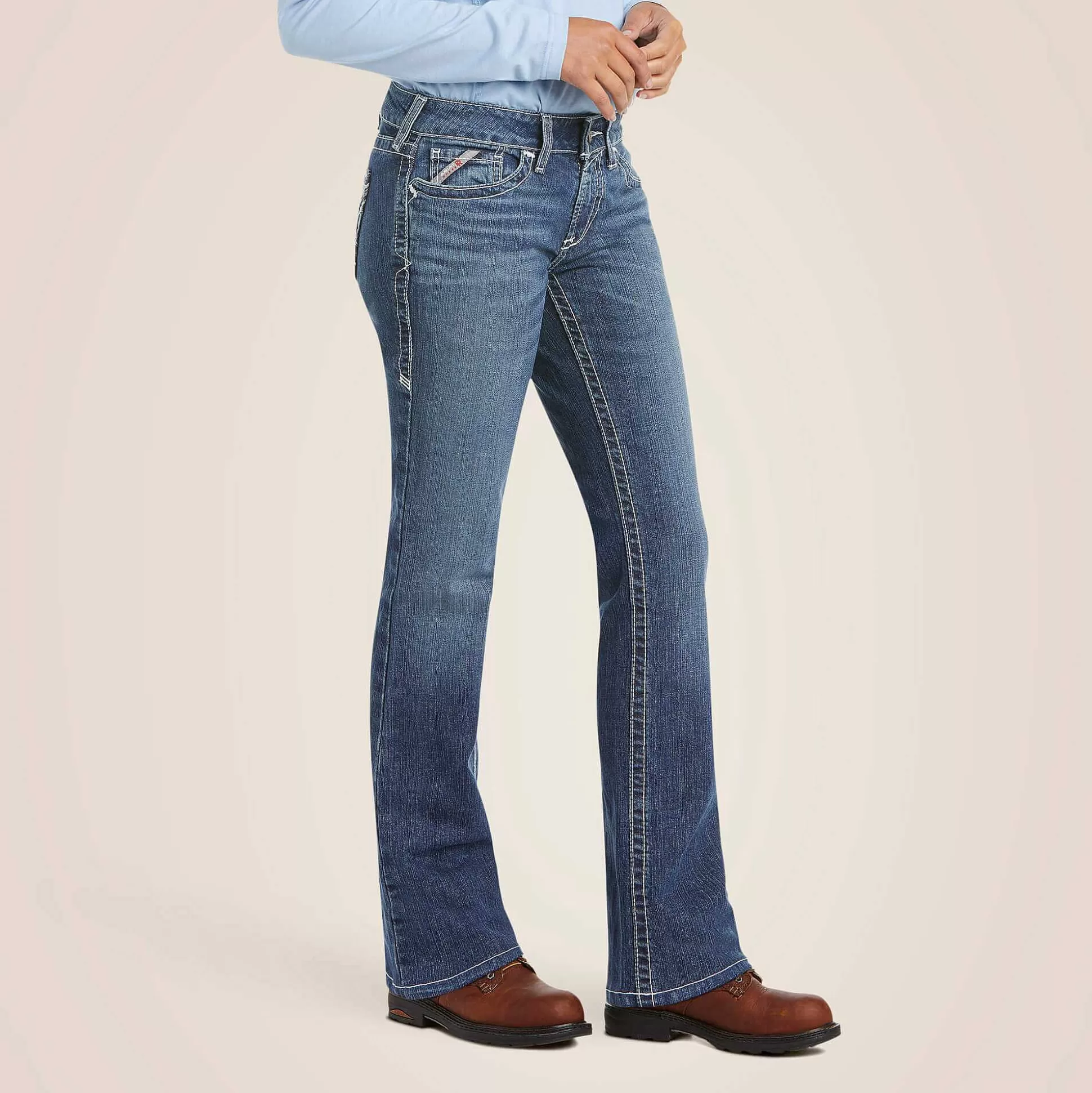 ariat Denim*Fr Durastretch Entwined Boot Cut Jean
