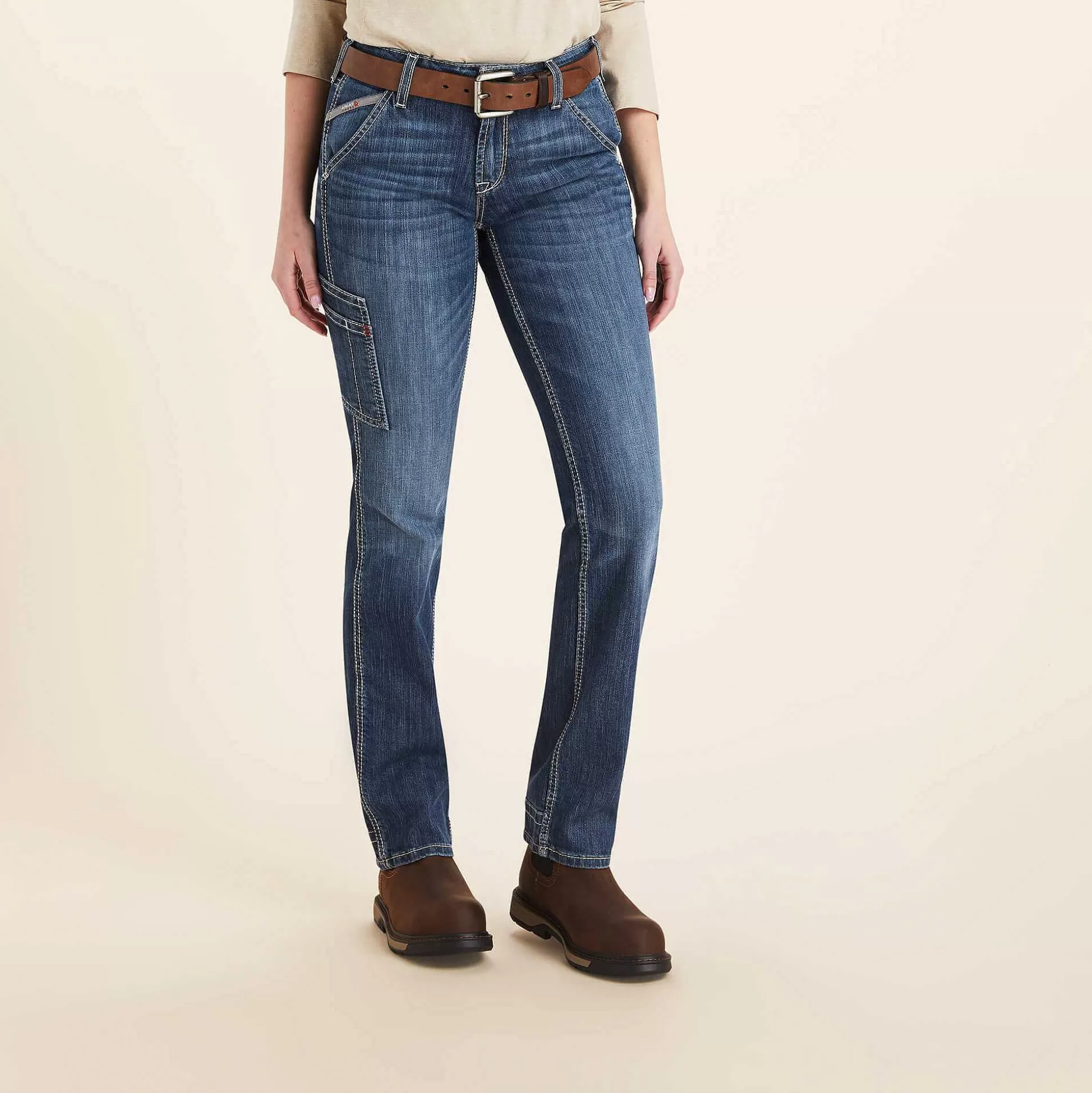 ariat Denim*Fr Perfect Rise Duralight Stretch Cell Phone Straight Jean