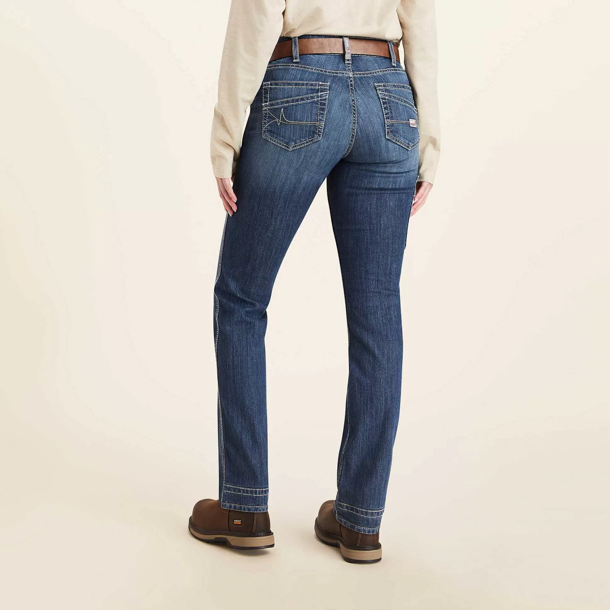 ariat Denim*Fr Perfect Rise Duralight Stretch Cell Phone Straight Jean
