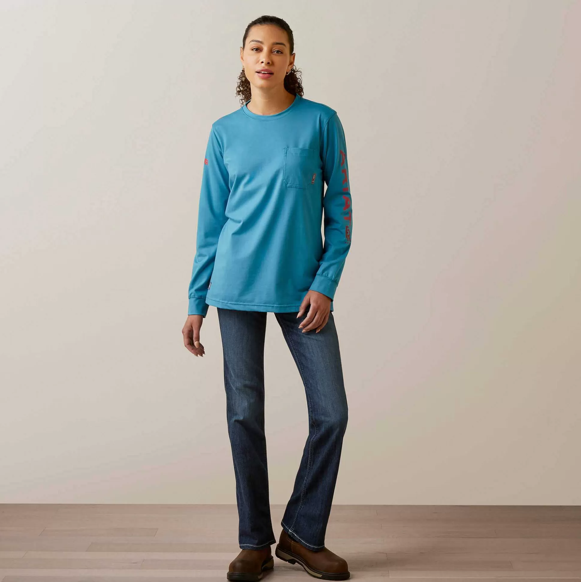 ariat T-Shirts & Tops*Fr Stretch Logo T-Shirt