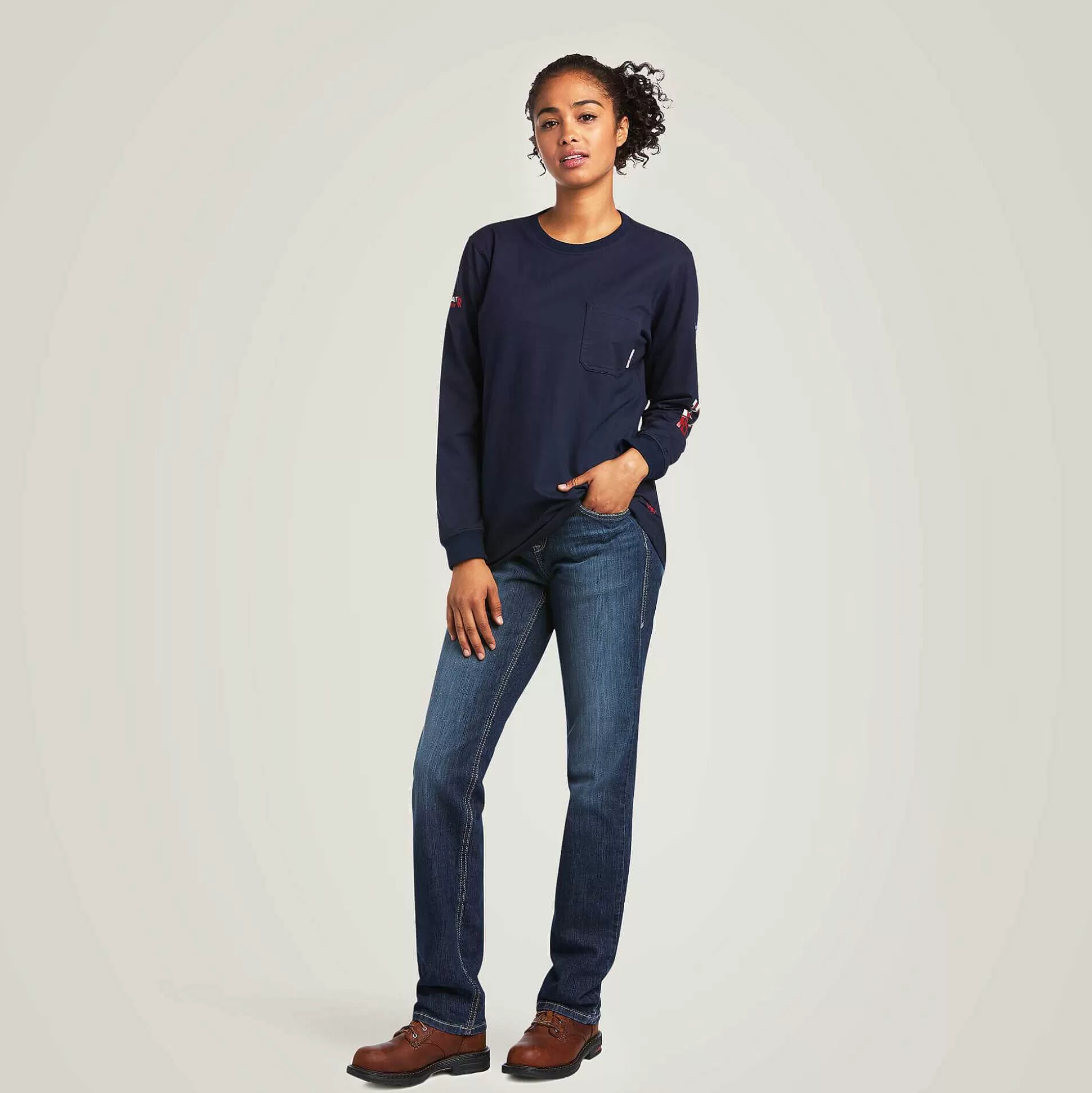 ariat T-Shirts & Tops*Fr Stretch Logo T-Shirt