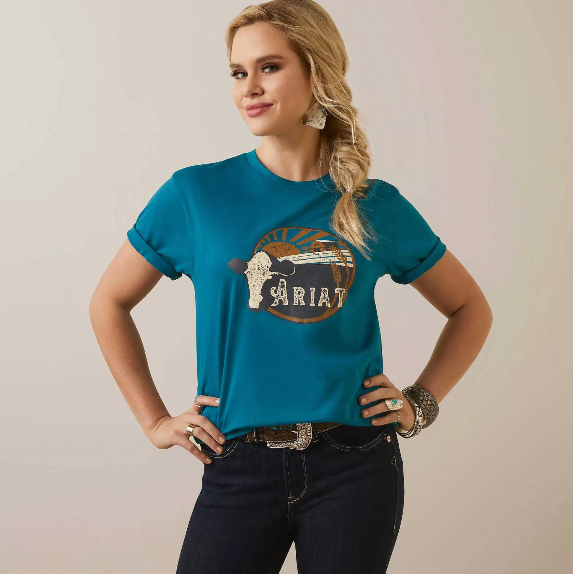 ariat T-Shirts & Tops*Heartland Tee