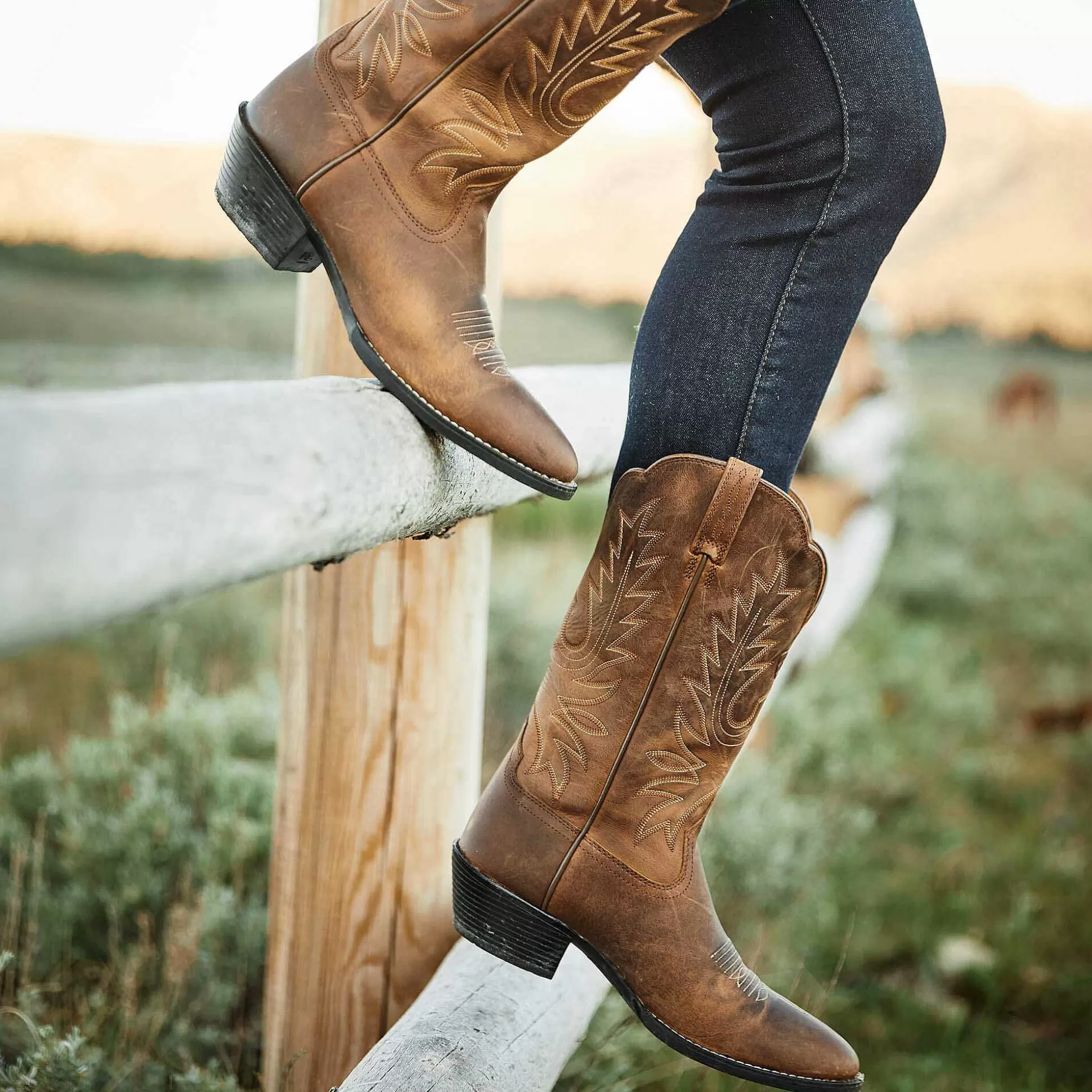 ariat Western Boots*Heritage R Toe Western Boot