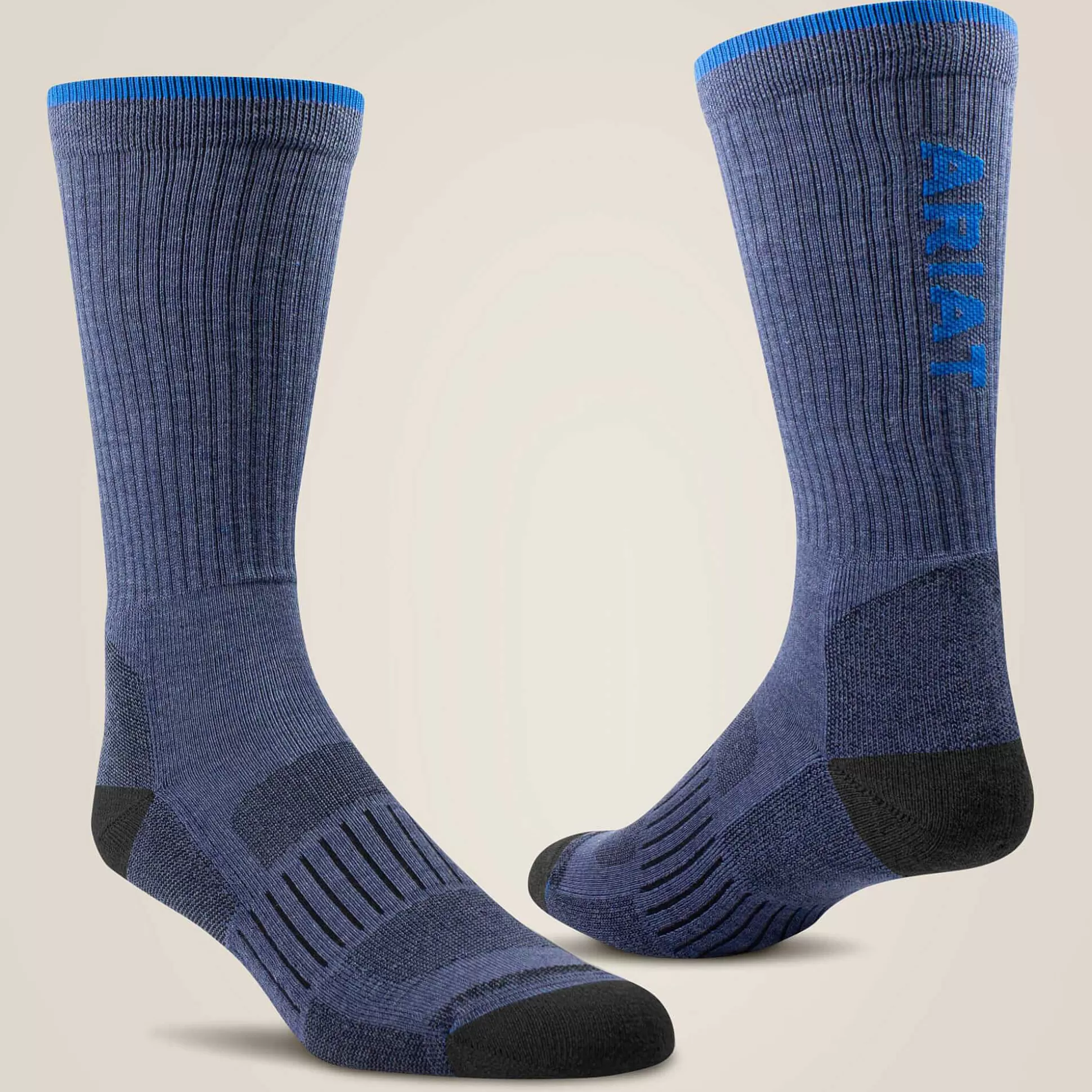 ariat Workwear*High Performance Crew Tek Work Sock 2 Pair Pack
