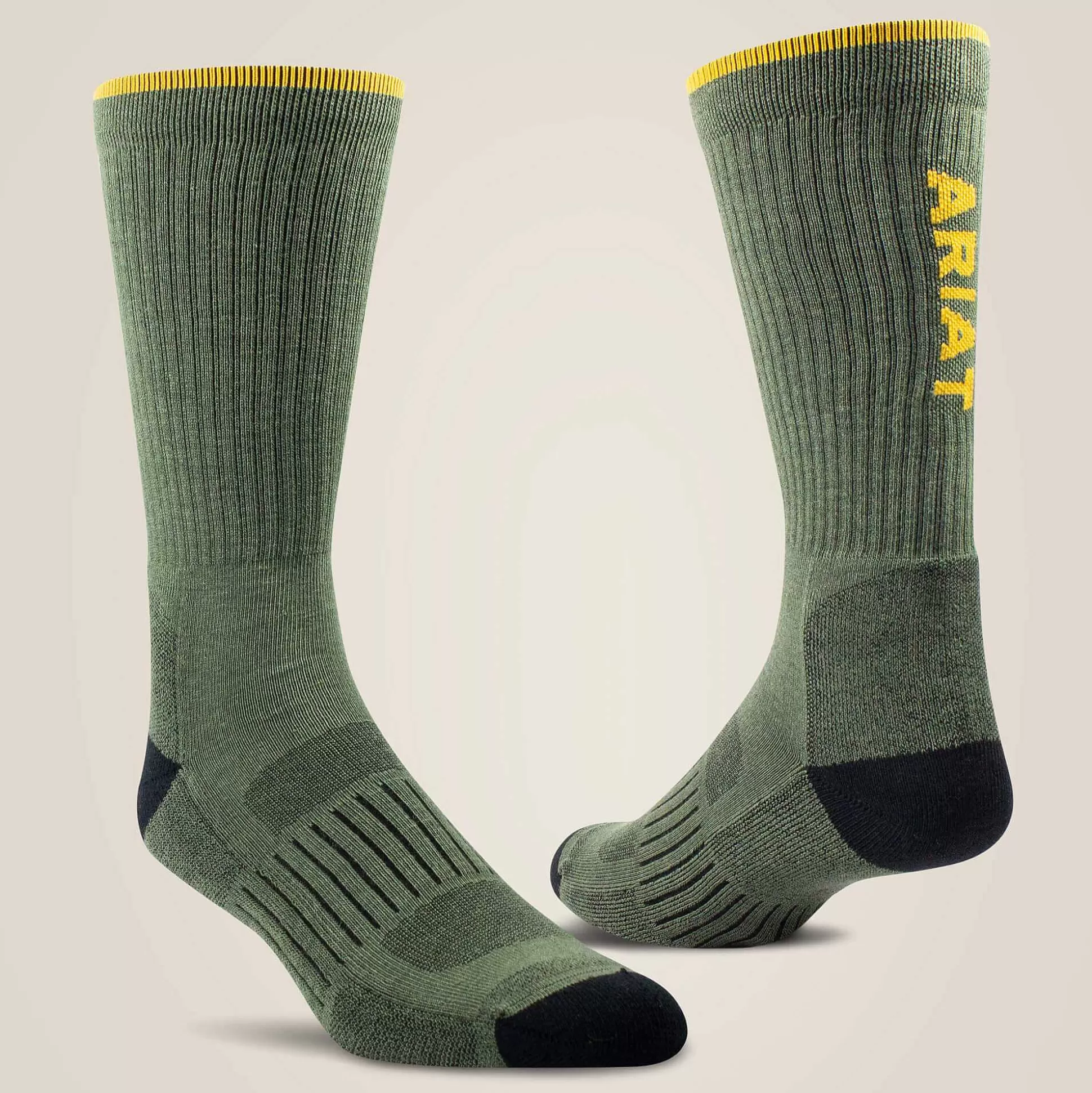 ariat Socks*High Performance Tek Work Sock 2 Pair Pack