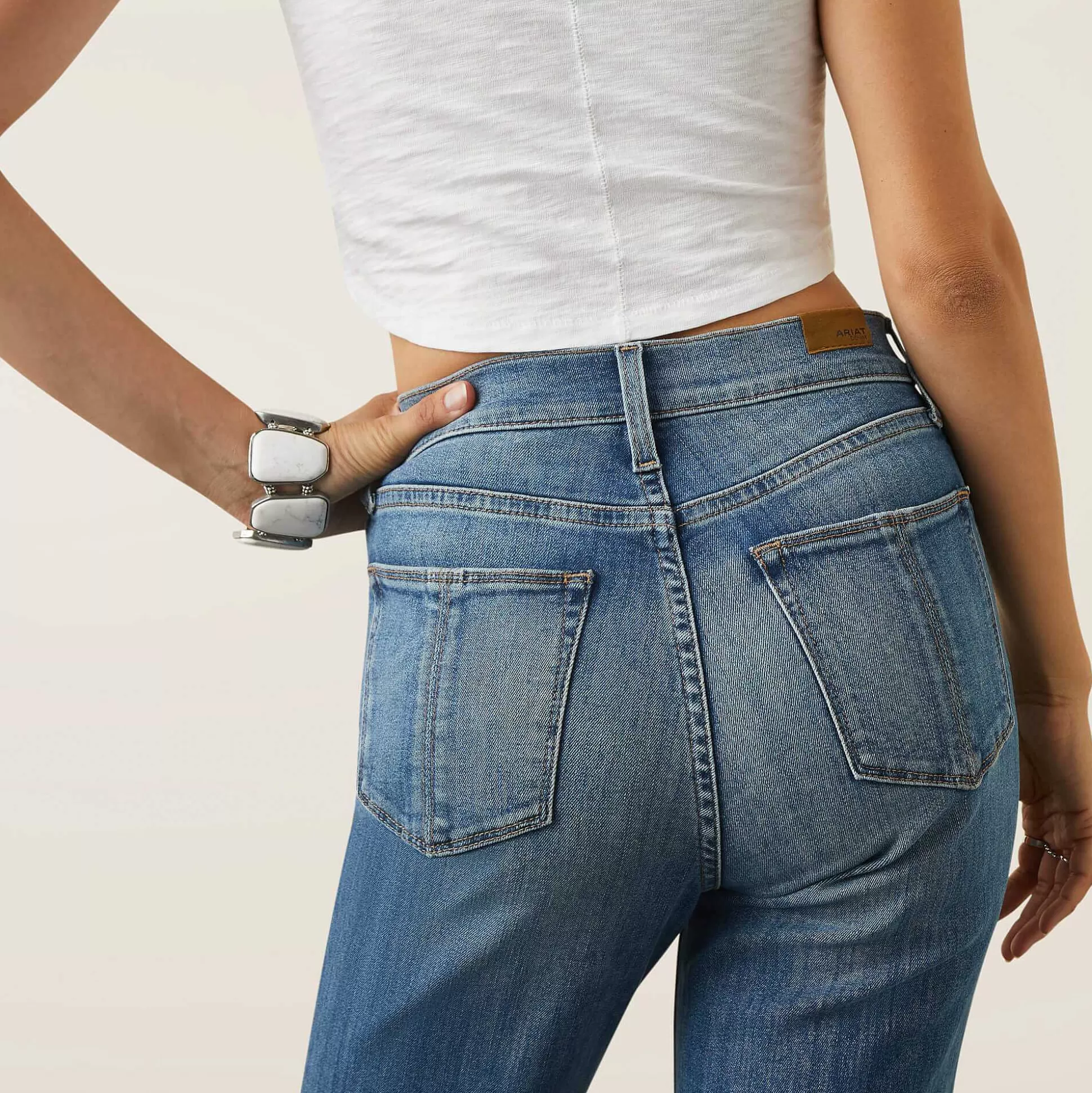 ariat Denim*High Rise Ultra Lucy Relaxed Straight Jean
