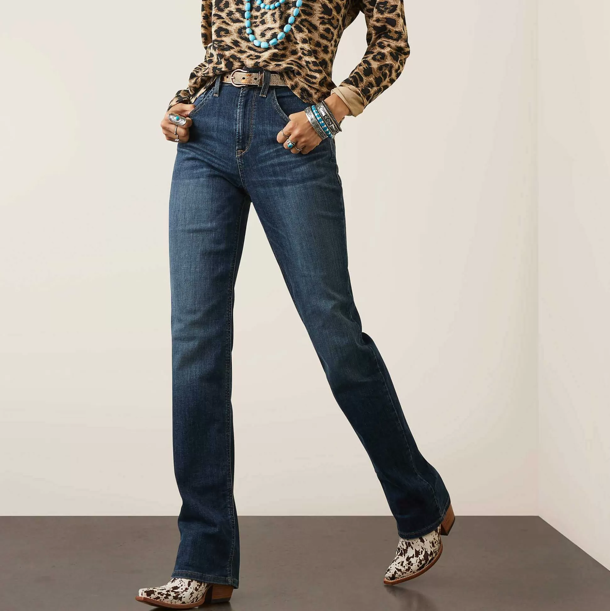 ariat Denim*High Rise Ultra Relaxed Frankie Straight Jean