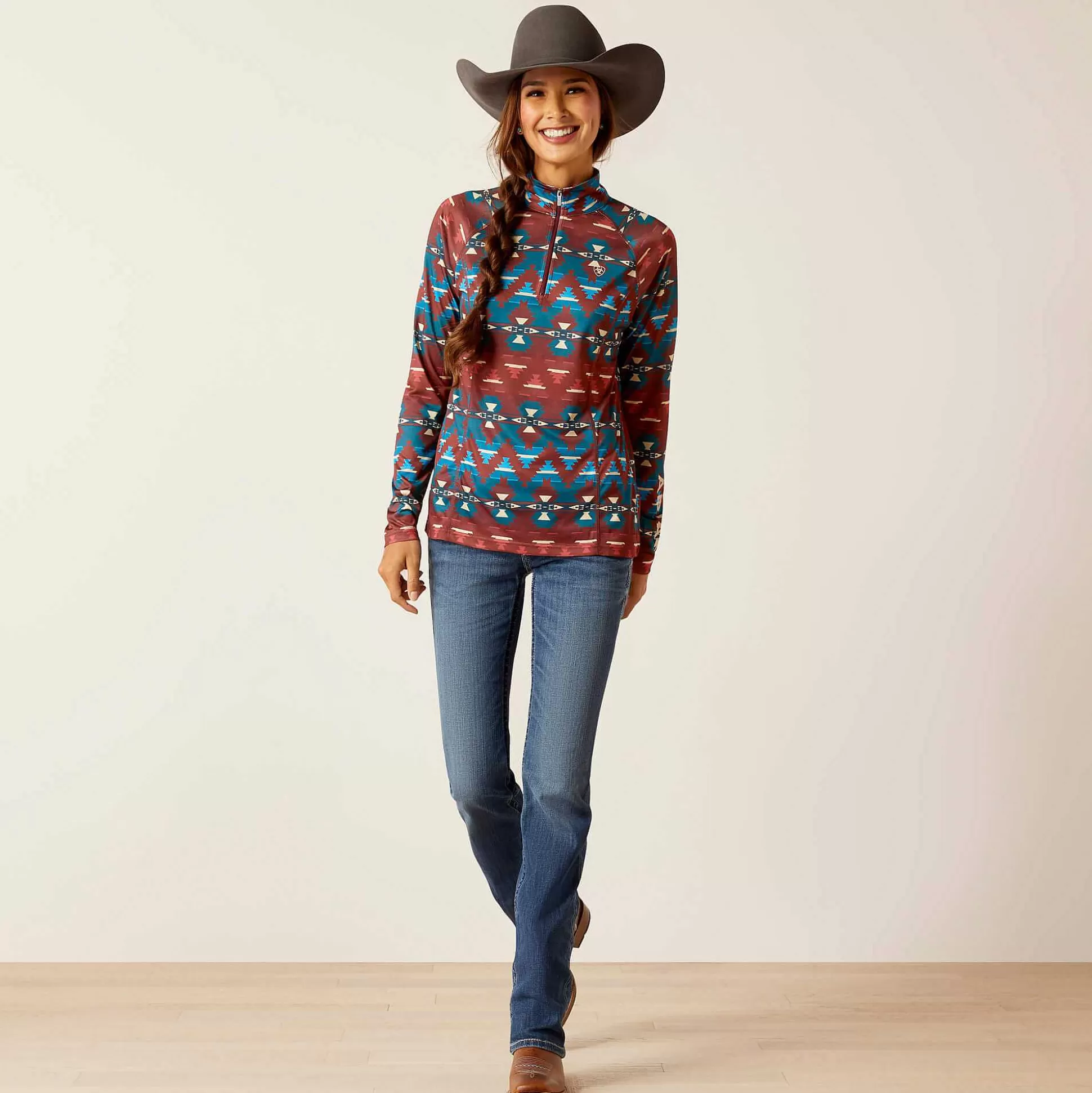 ariat T-Shirts & Tops*Laguna 1/4 Zip Top