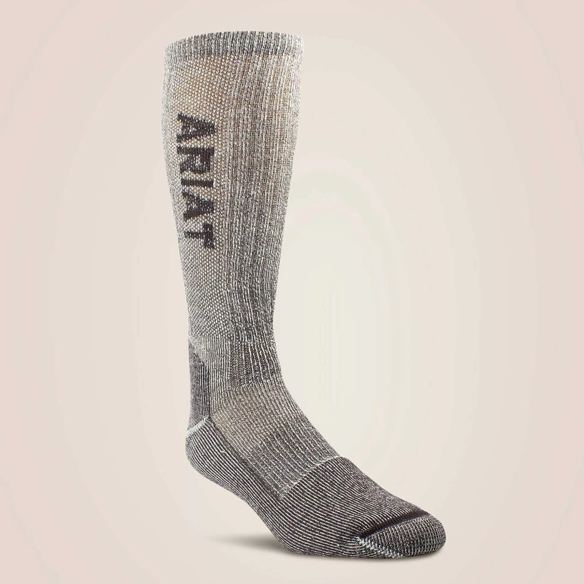 ariat Socks*Lightweight Merino Wool Blend Mid Calf Steel Toe Work Sock 2 Pair Pack