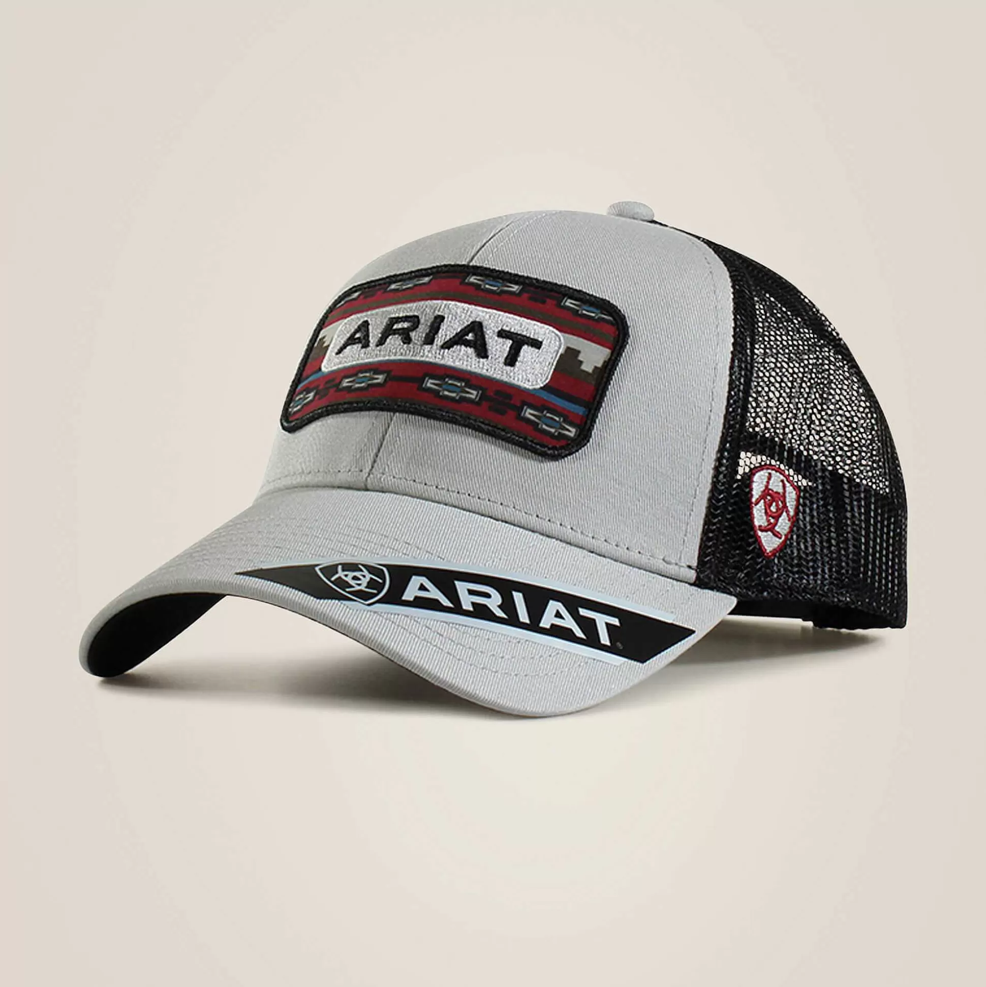 ariat Hats & Caps*Logo Patch Cap Gry/Multi