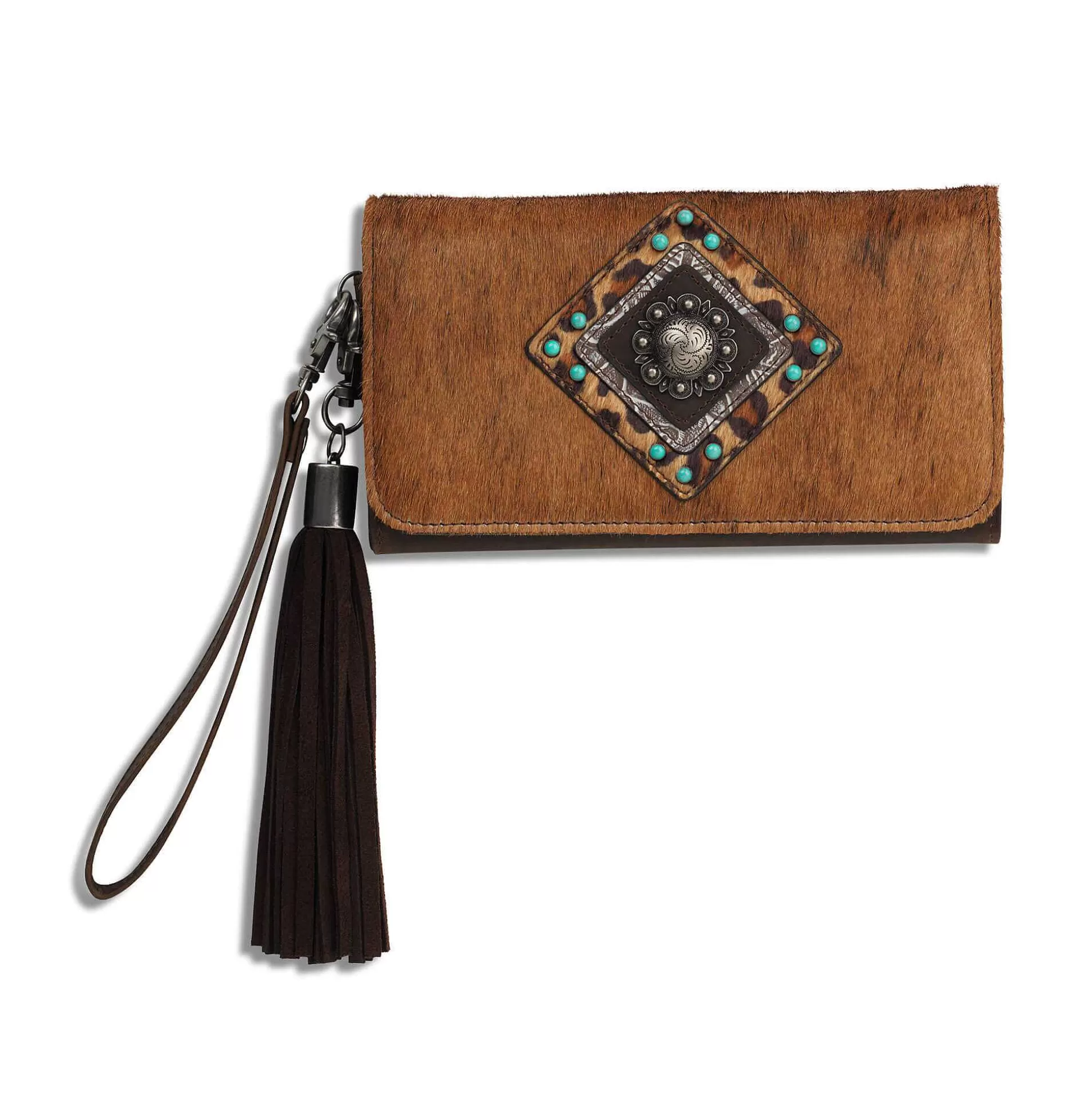 ariat Bags & Wallets*Nashville Wallet Calf Hair