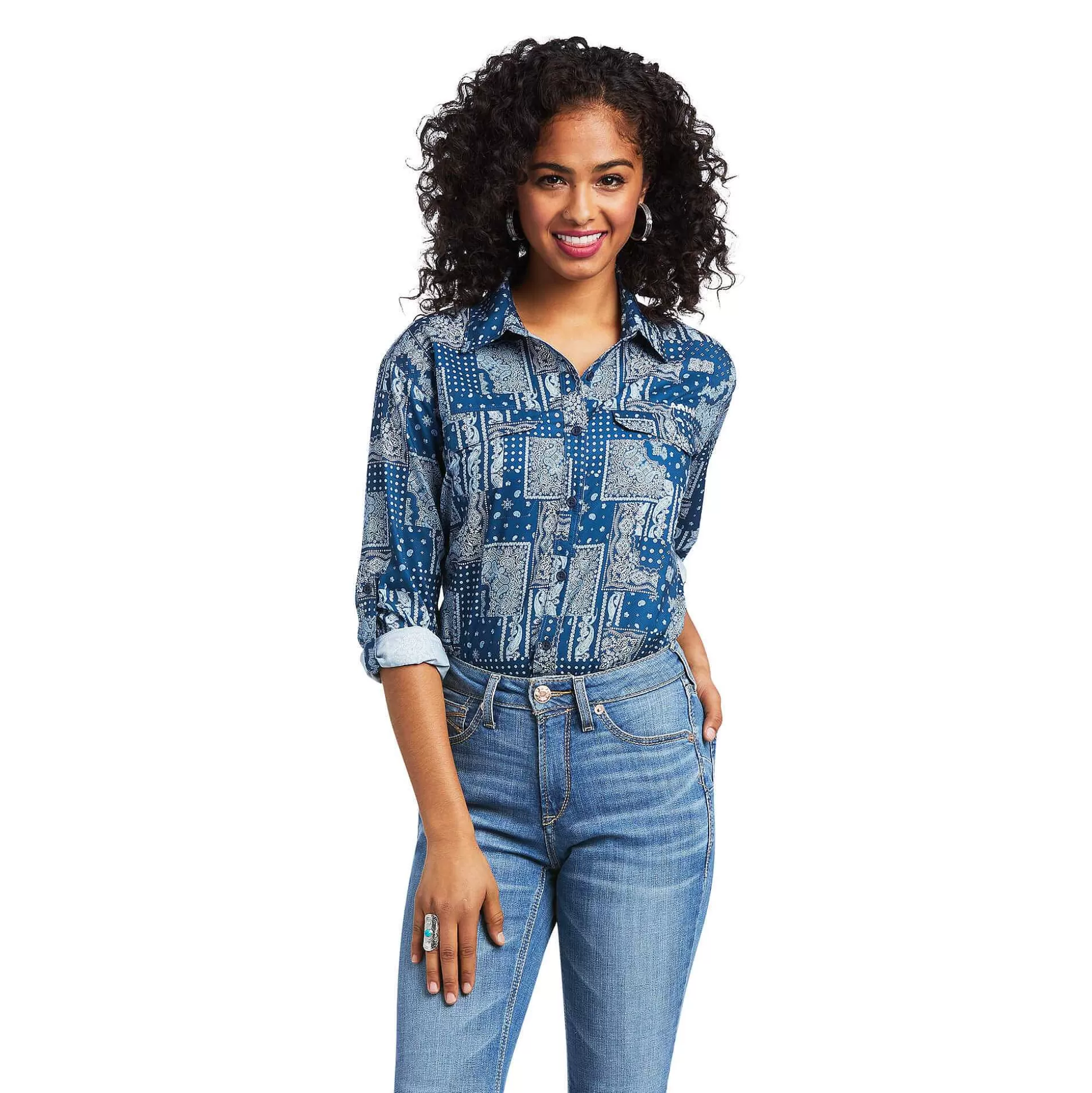 ariat T-Shirts & Tops*Outbound Venttek Stretch Shirt