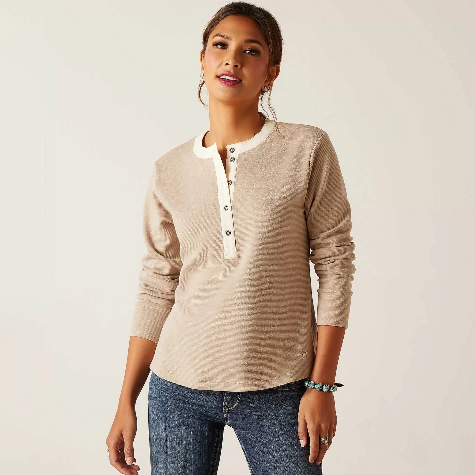 ariat T-Shirts & Tops*Prairie Henley Top