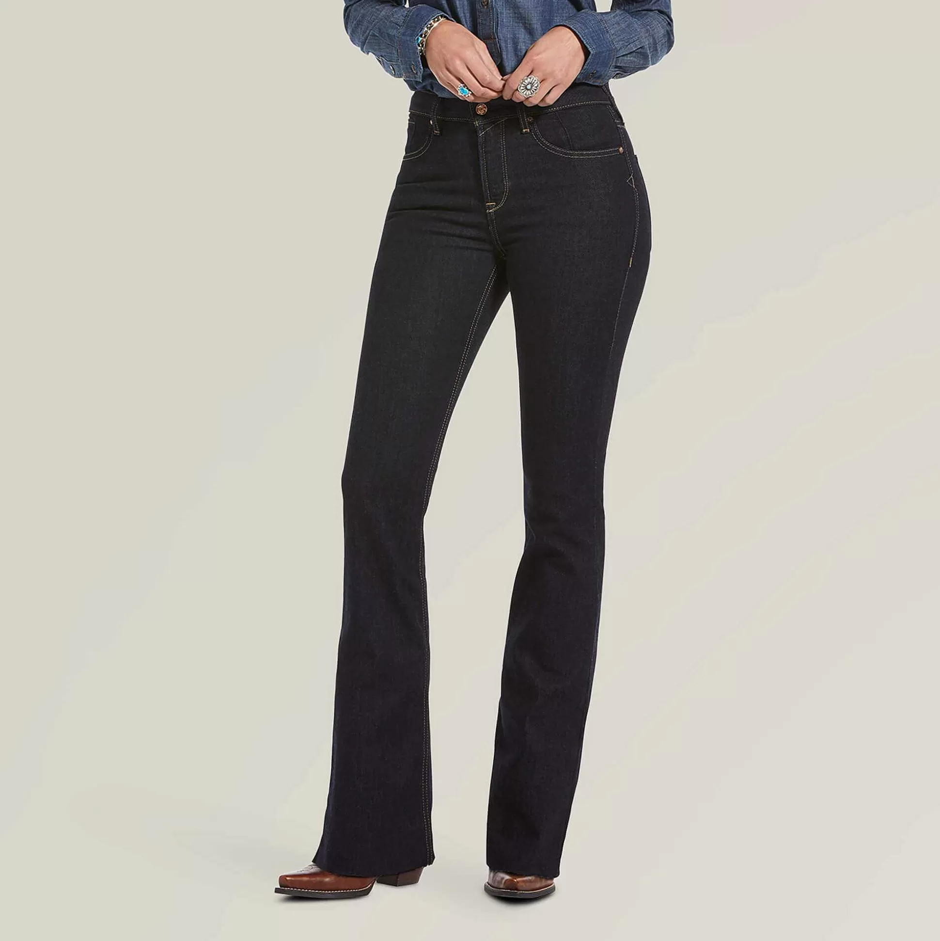 ariat Denim*Premium High Rise Flare Jean
