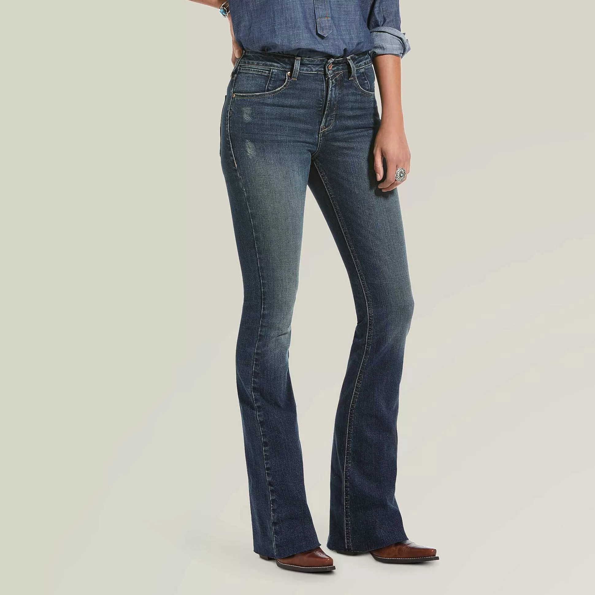 ariat Denim*Premium High Rise Flare Jean