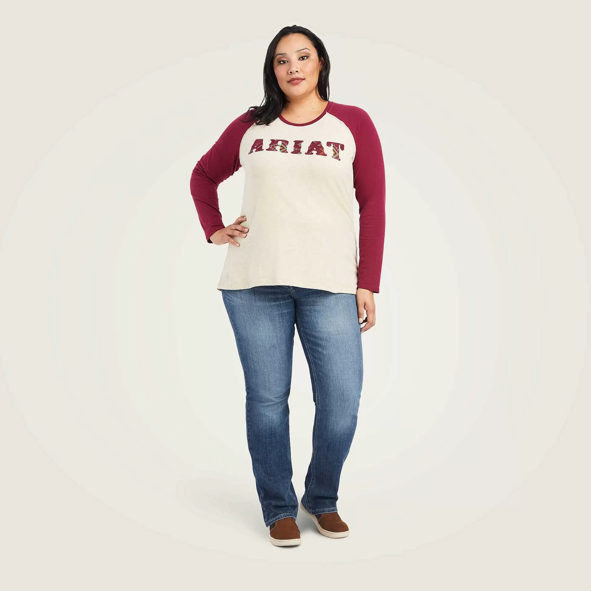 ariat T-Shirts & Tops*Real Baseball Shirt