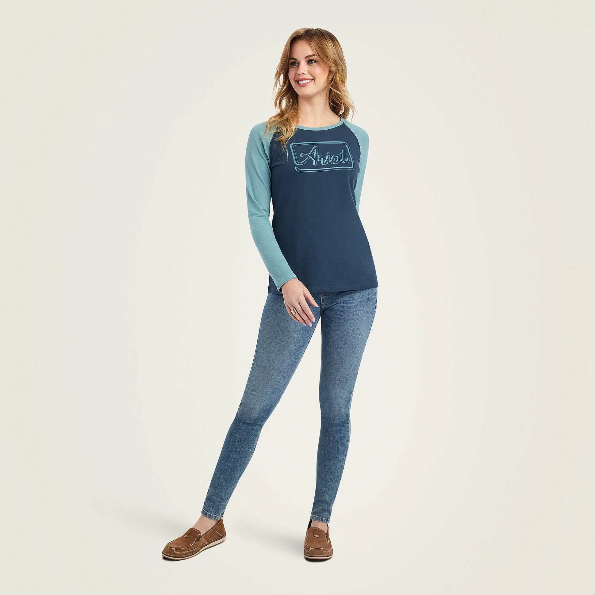 ariat T-Shirts & Tops*Real Baseball Shirt