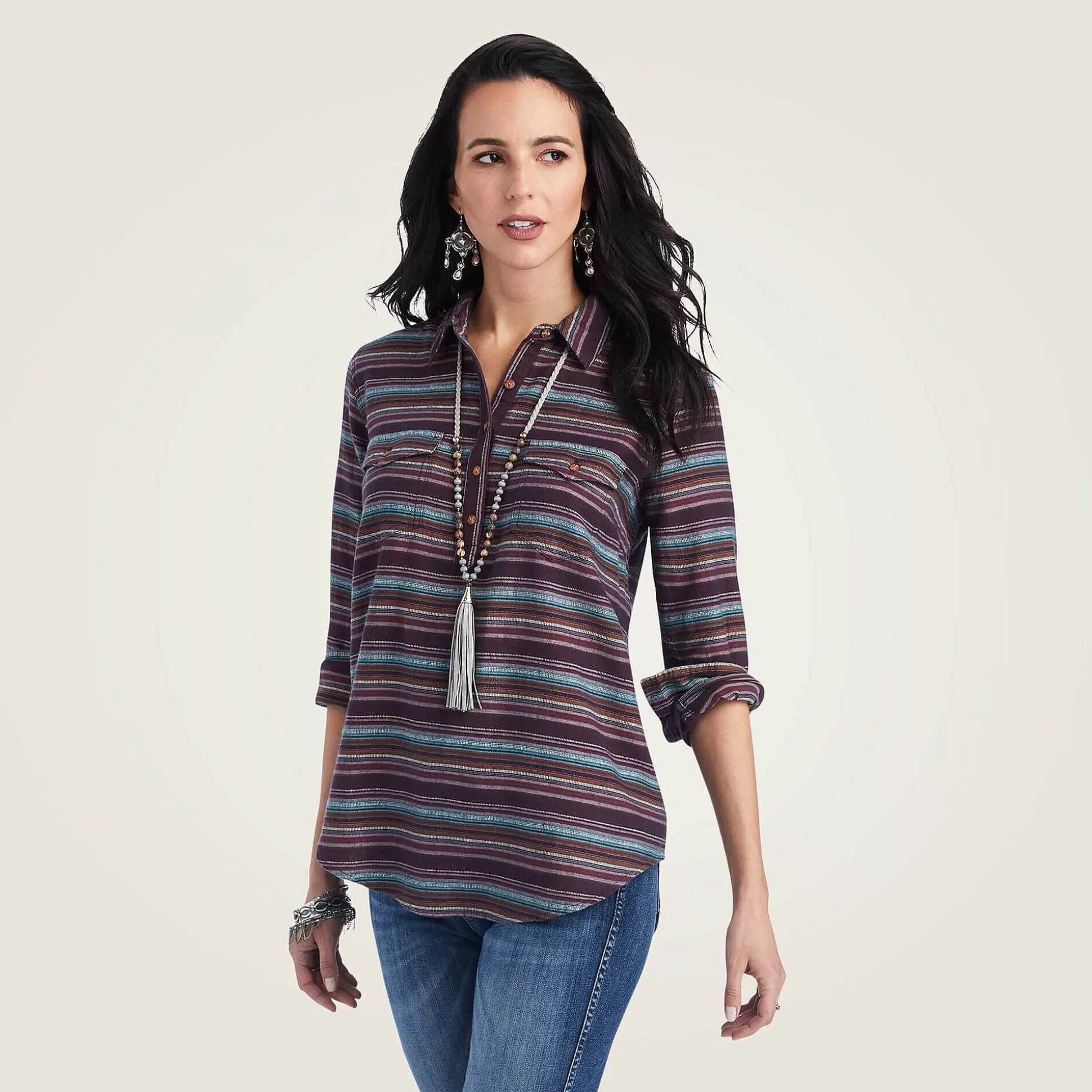 ariat T-Shirts & Tops*Real Billie Jean Popover Shirt
