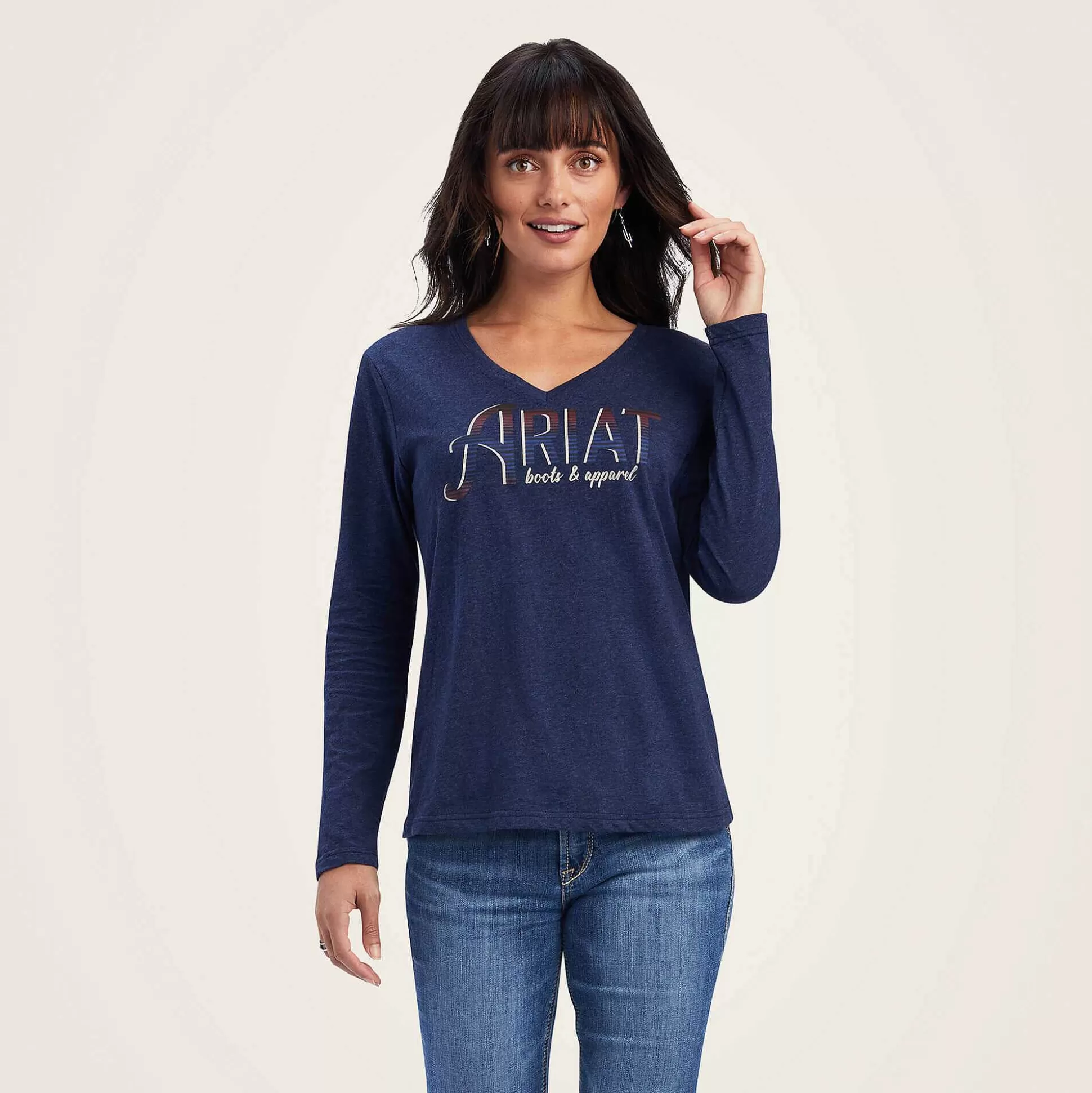 ariat T-Shirts & Tops*Real Chest Logo Relaxed Tee