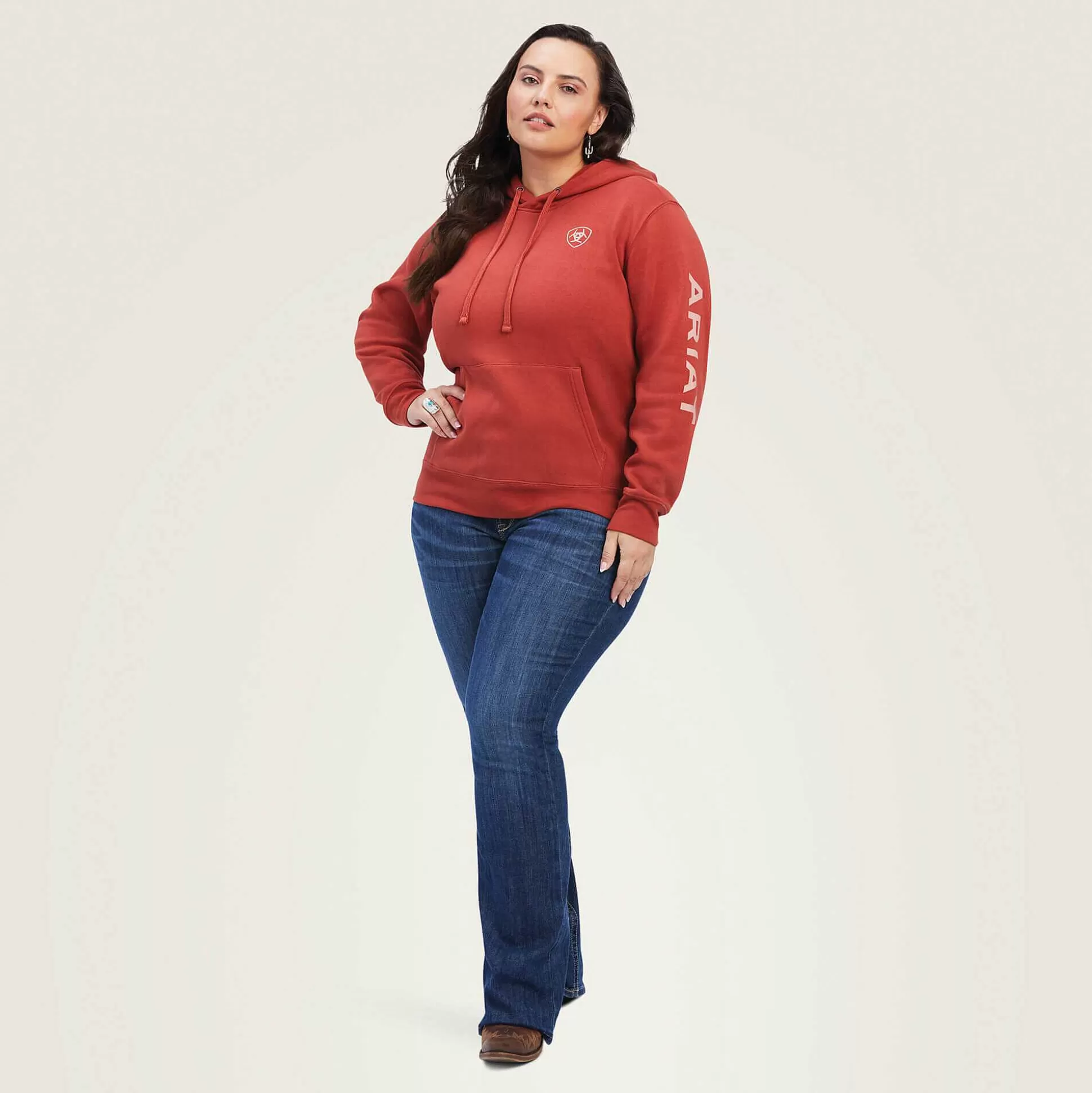 ariat Sweatshirts & Hoodies*Real Classic Arm Logo Hoodie