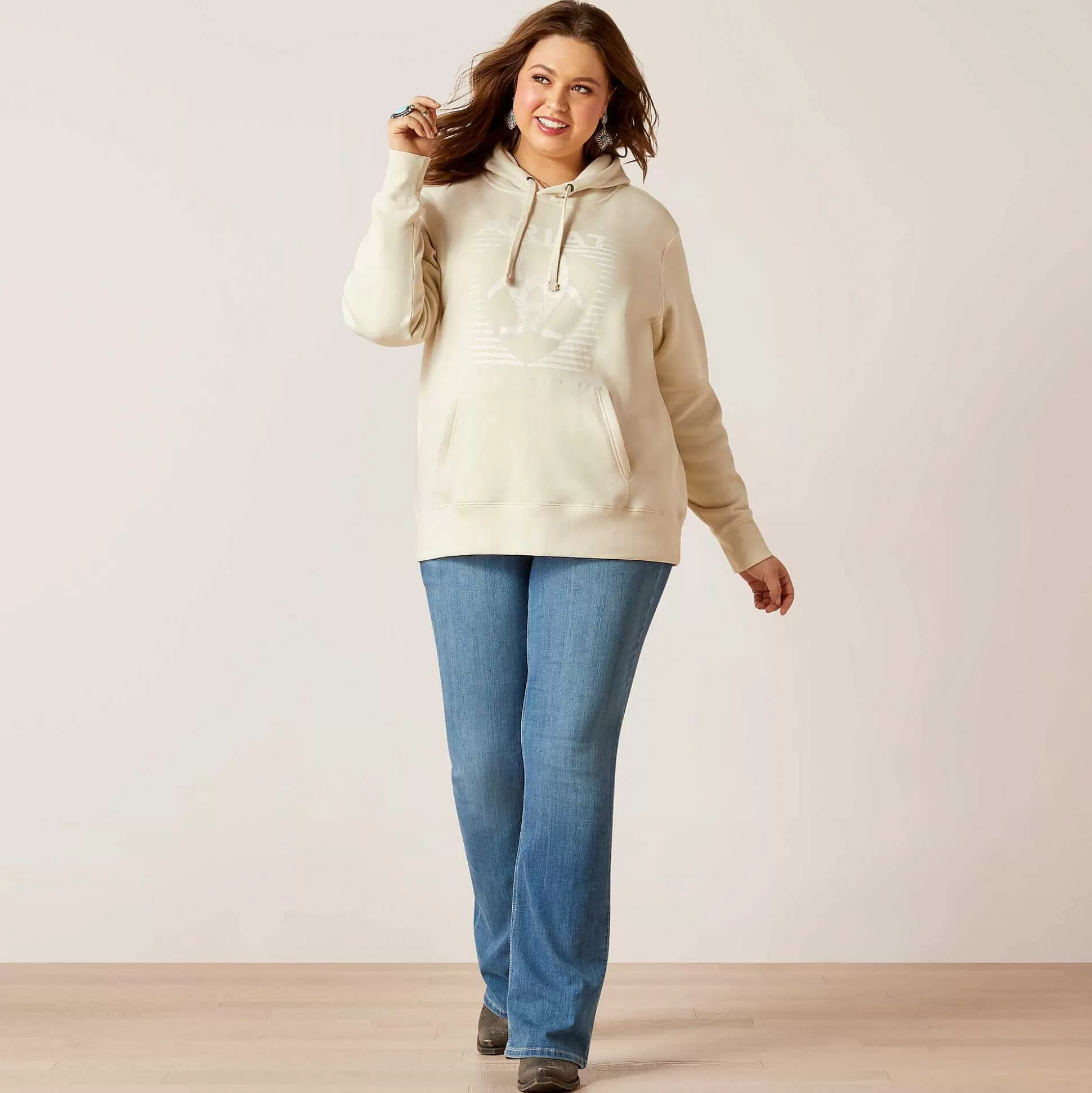 ariat Sweatshirts & Hoodies*Real Fading Lines Hoodie