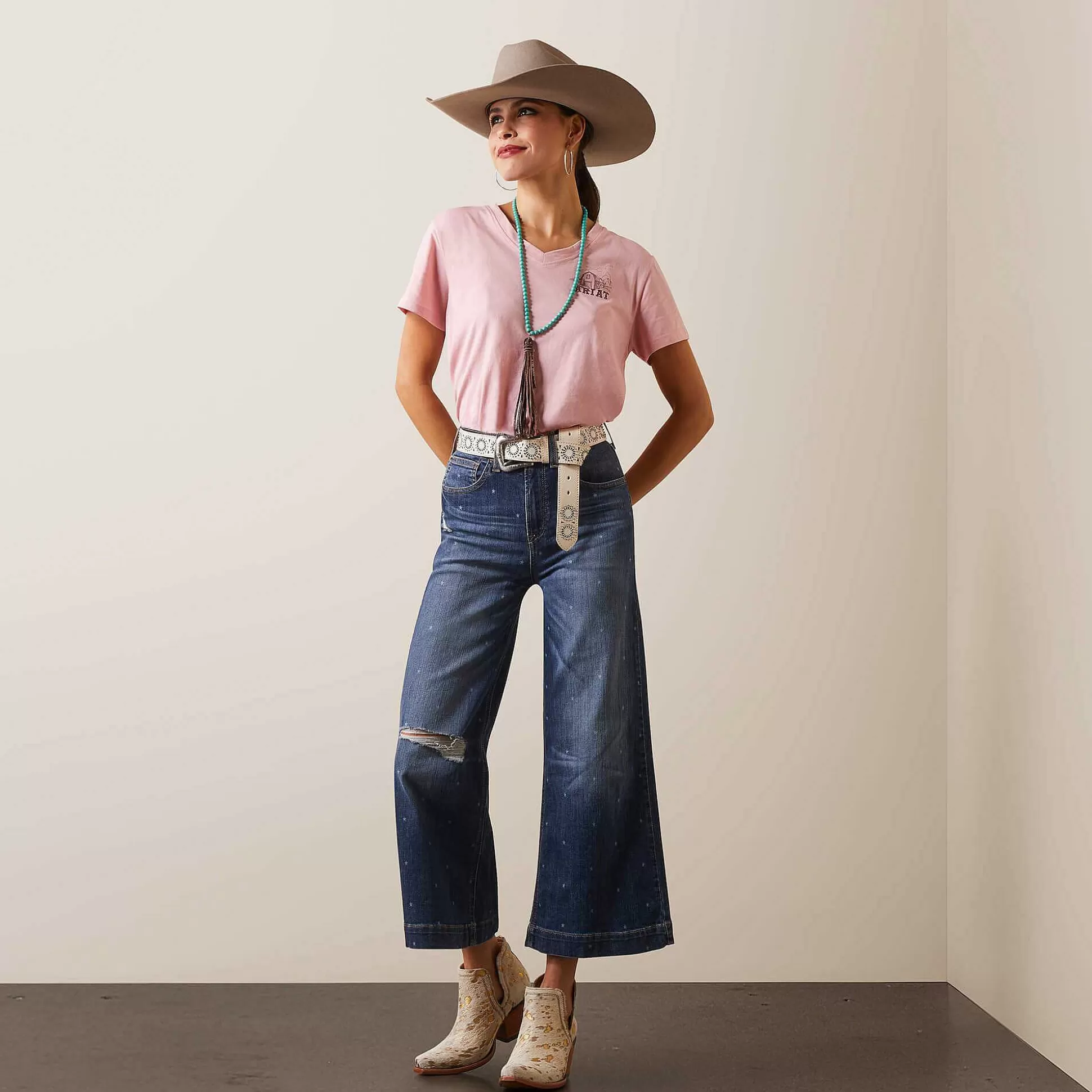 ariat T-Shirts & Tops*Real Grazin Tee
