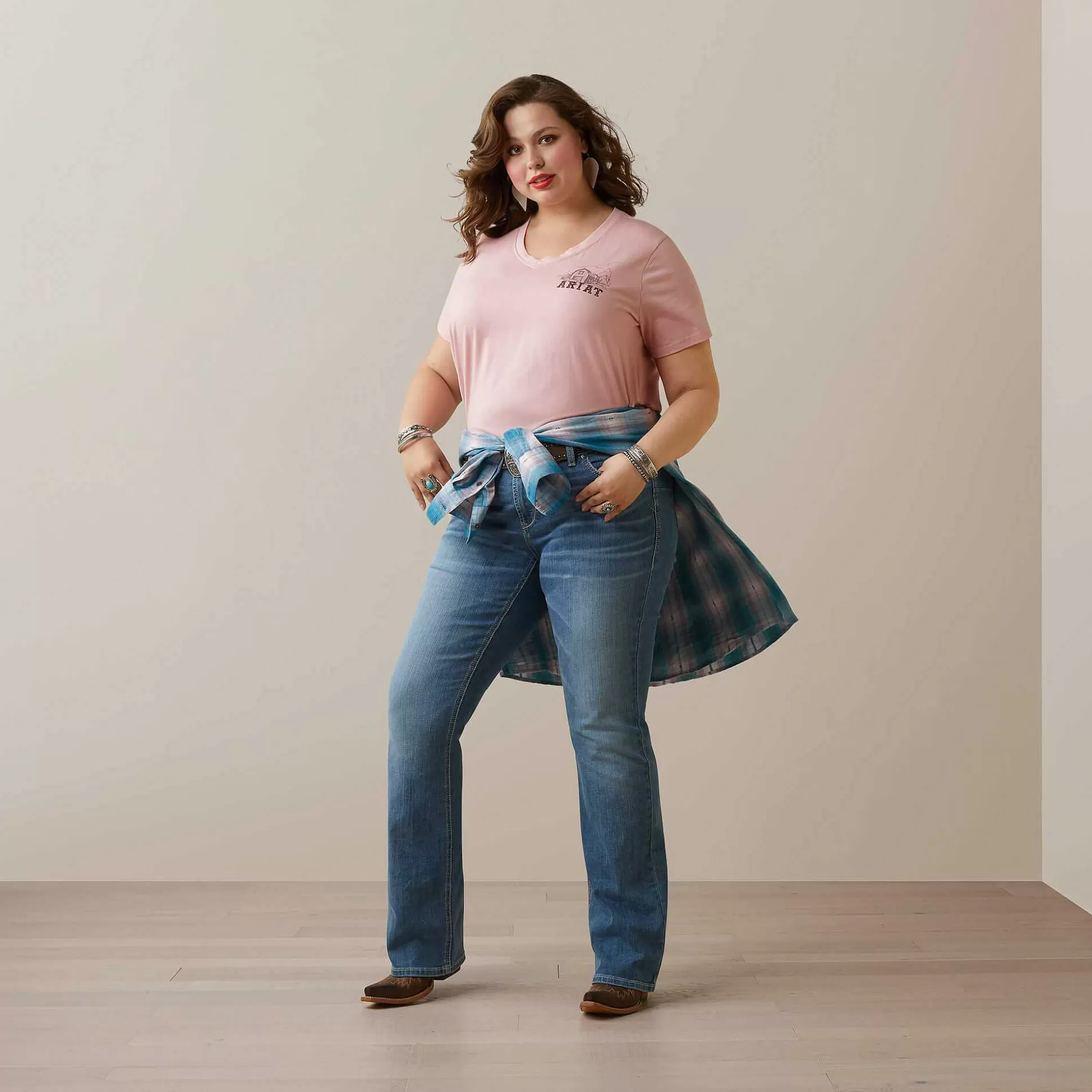 ariat T-Shirts & Tops*Real Grazin Tee