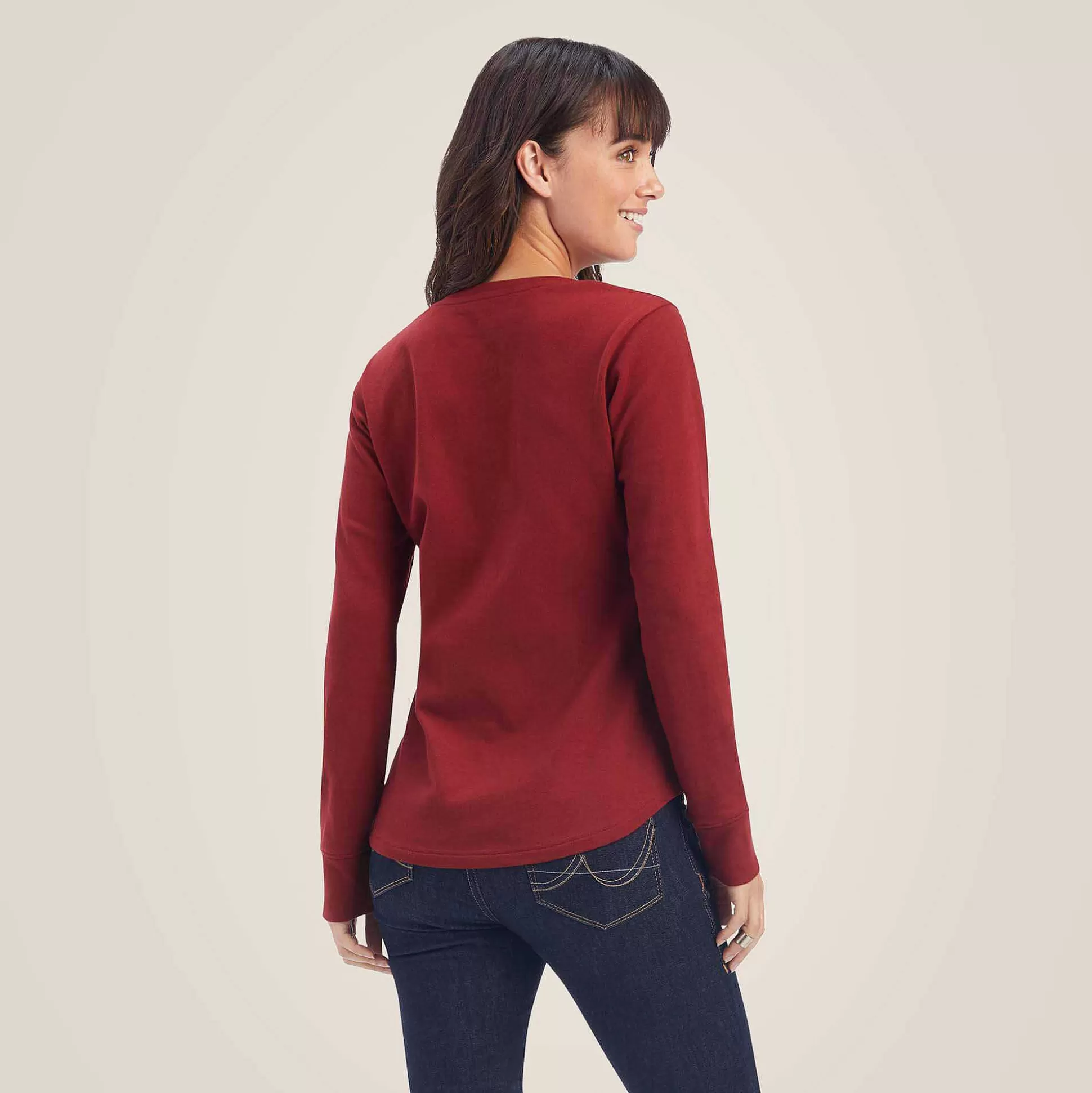 ariat T-Shirts & Tops*Real Henley Shirt
