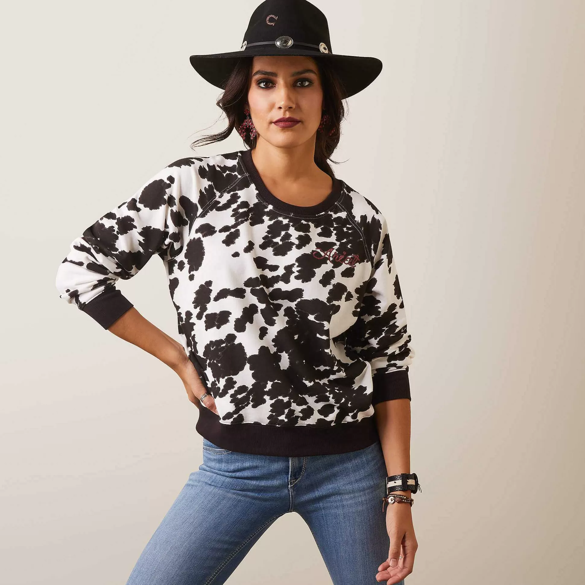 ariat Sweaters & Cardigans*Real Hide Crew Sweatshirt