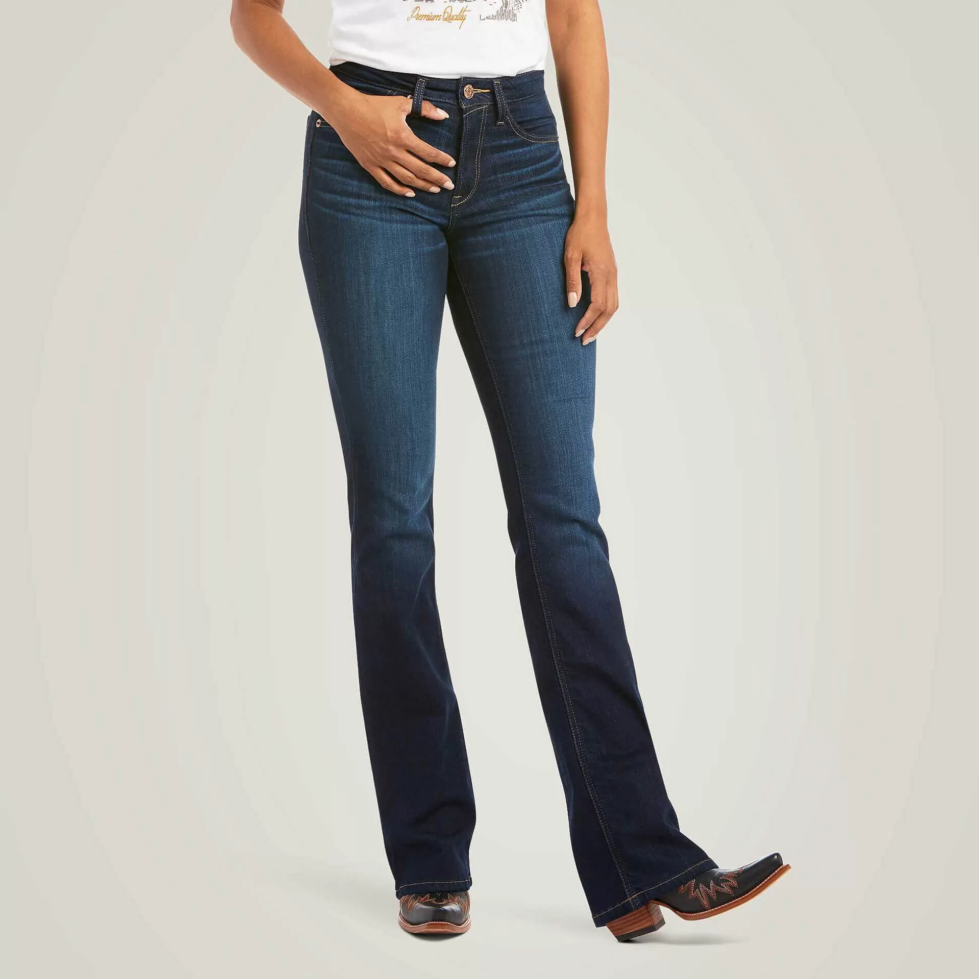 ariat Denim*R.E.A.L. High Rise Ballary Boot Cut Jean