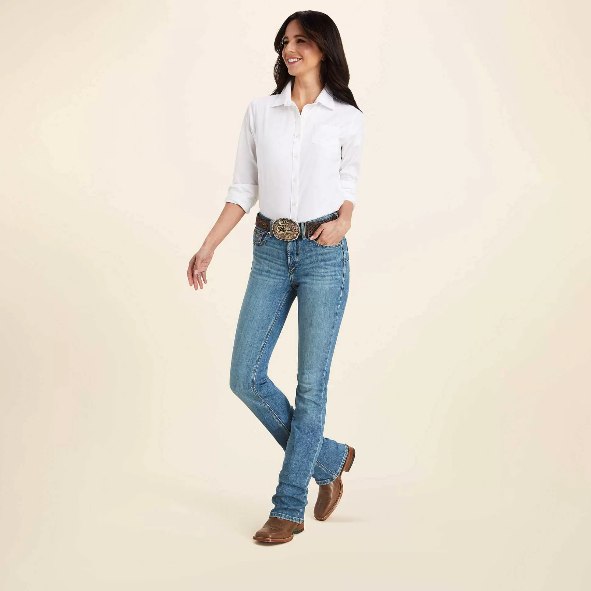 ariat Denim*R.E.A.L. High Rise Charlee Boot Cut Jean