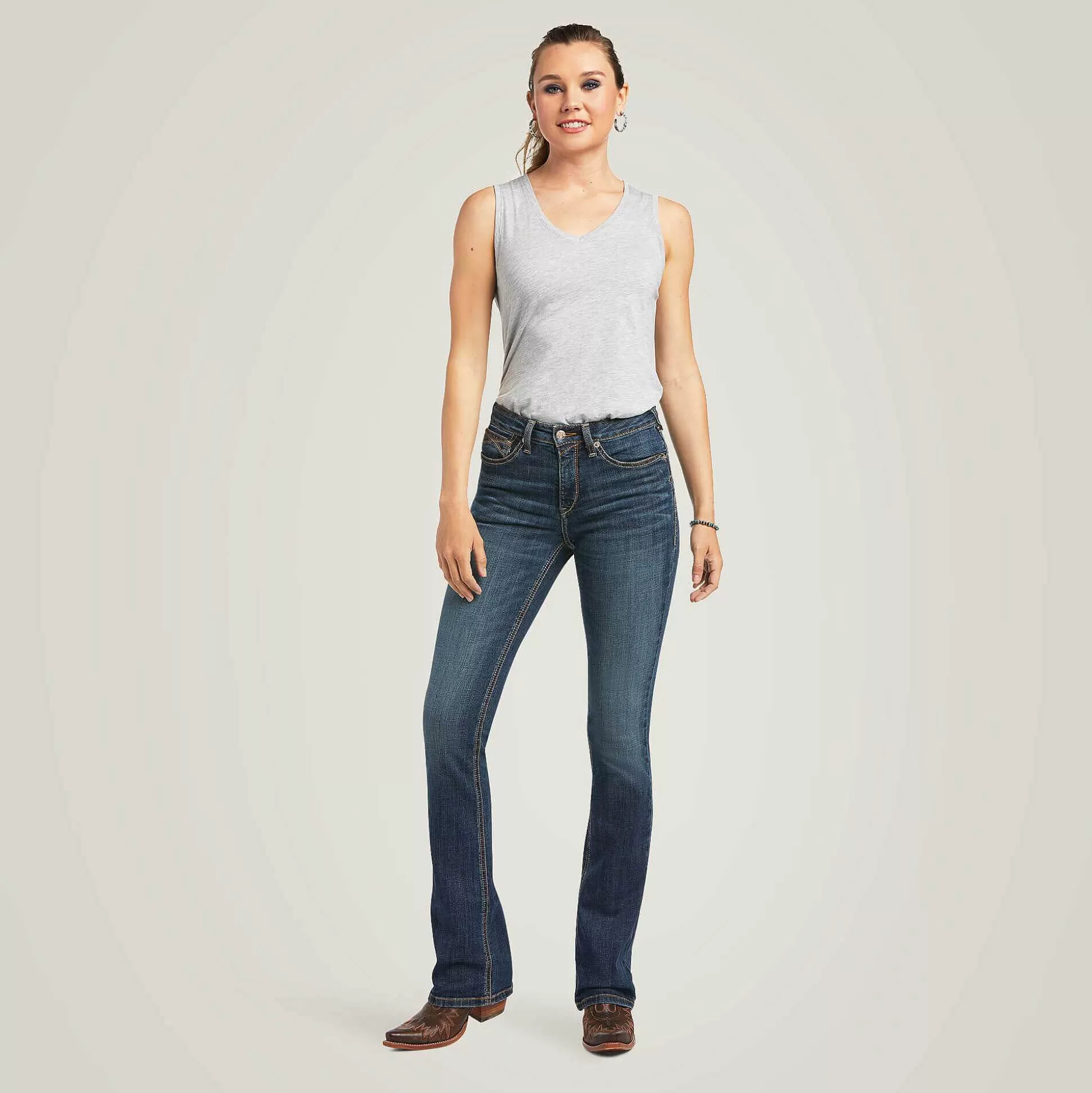 ariat Denim*R.E.A.L. High Rise Fernanda Boot Cut Jean