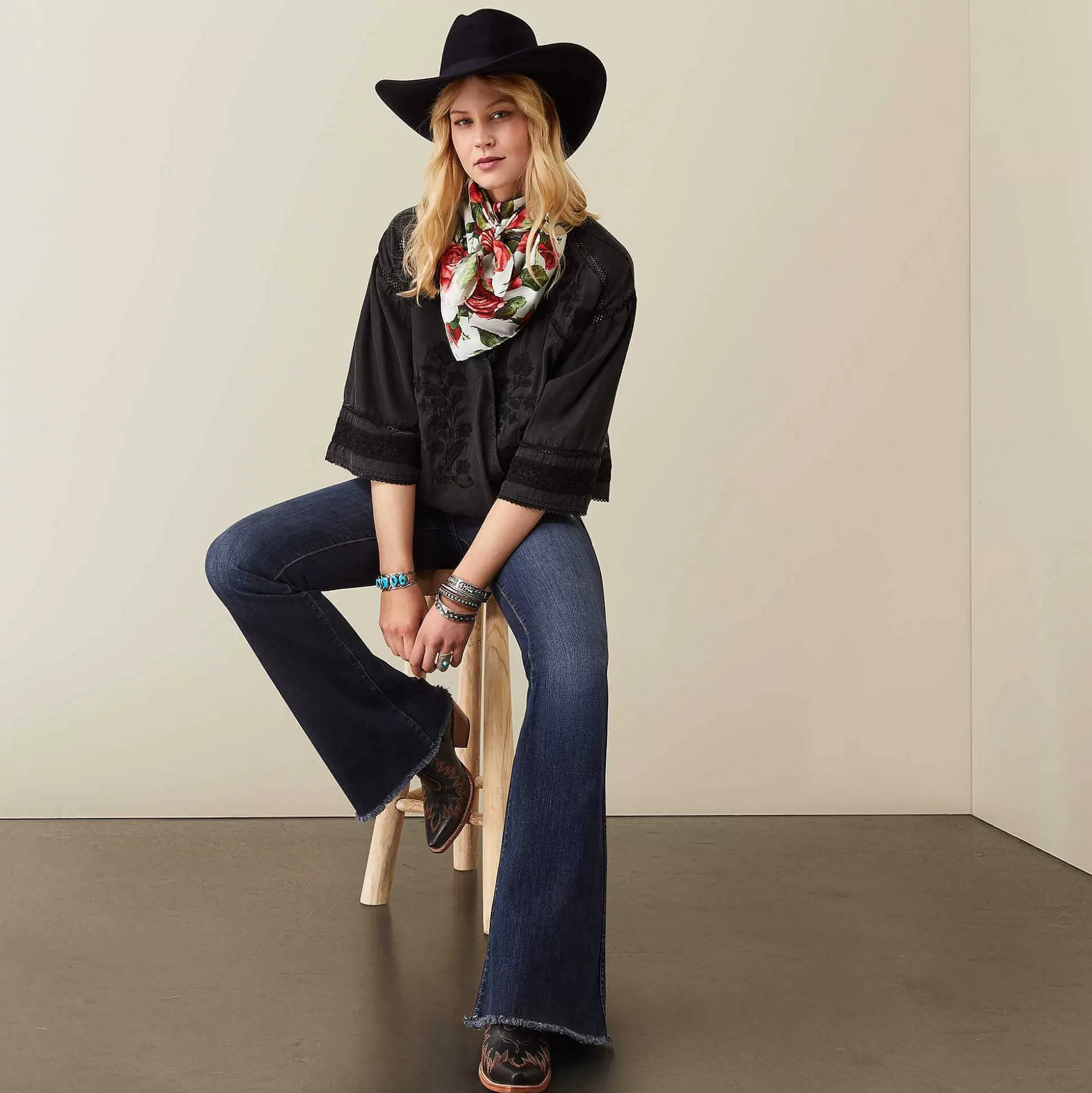 ariat Denim*R.E.A.L. High Rise Reagan Flare Jean