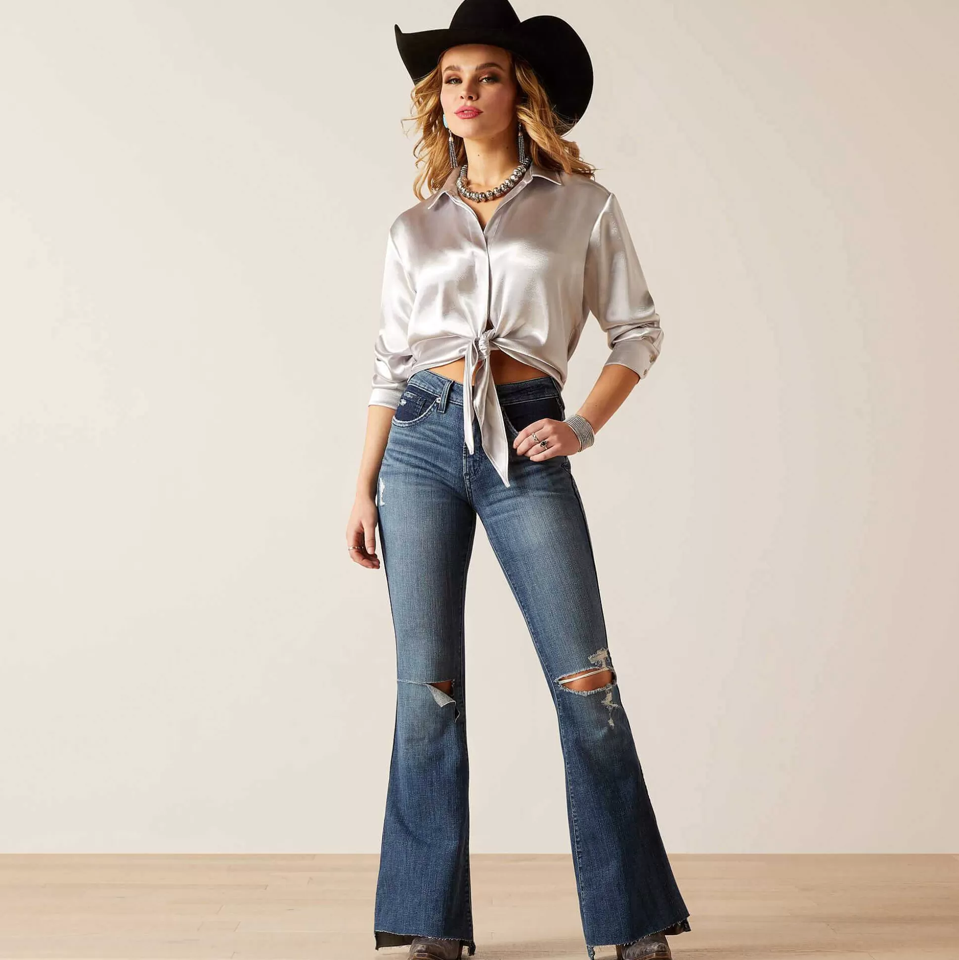 ariat Denim*R.E.A.L. High Rise Thea Flare Jean