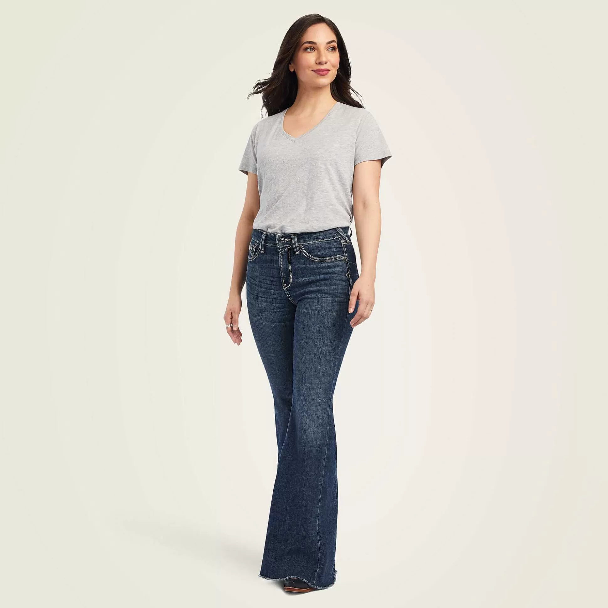 ariat Denim*R.E.A.L. High Rise Zinnia Extreme Flare Jean