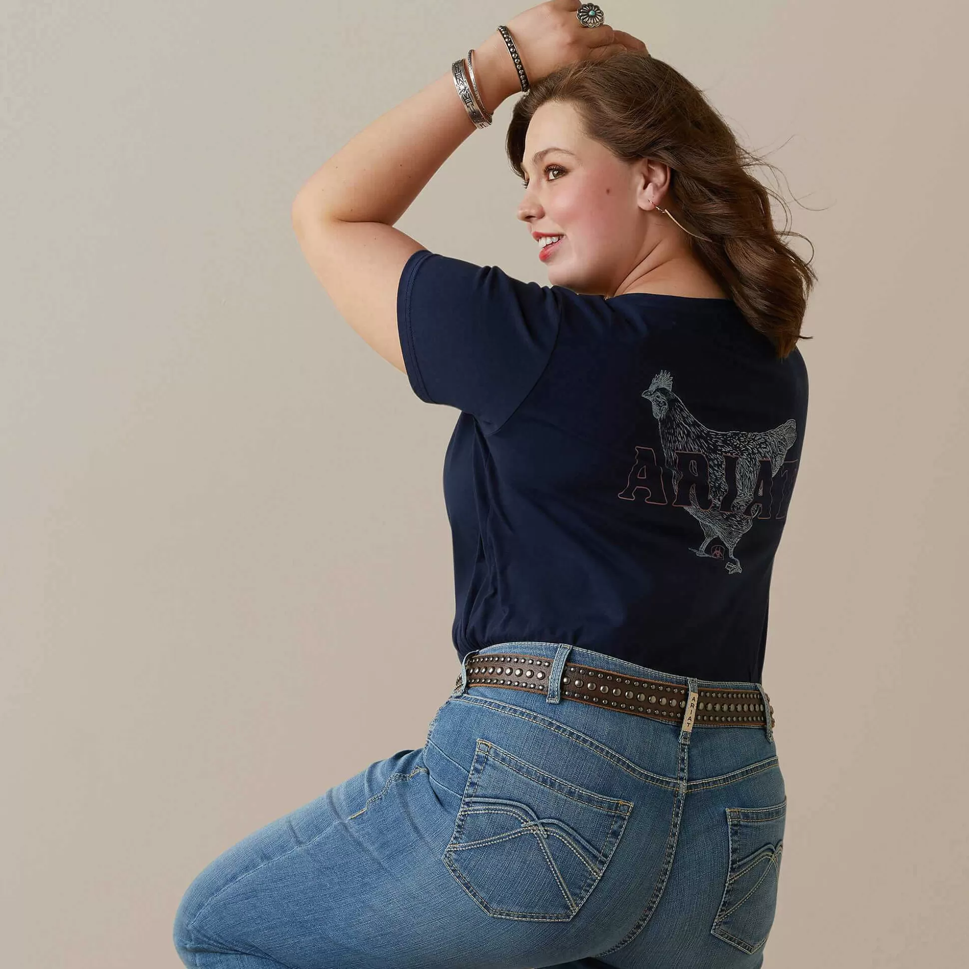 ariat T-Shirts & Tops*Real Mama Hen Tee