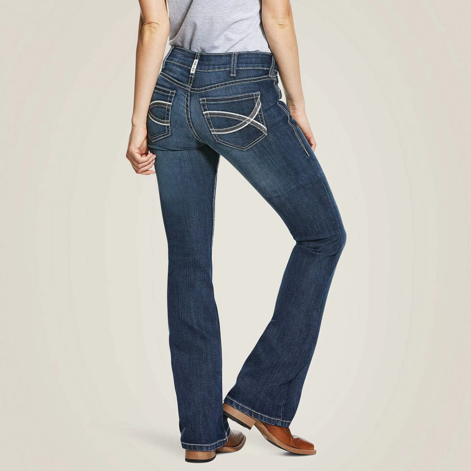 ariat Denim*R.E.A.L. Mid Rise Arrow Fit Stretch Shayla Boot Cut Jean