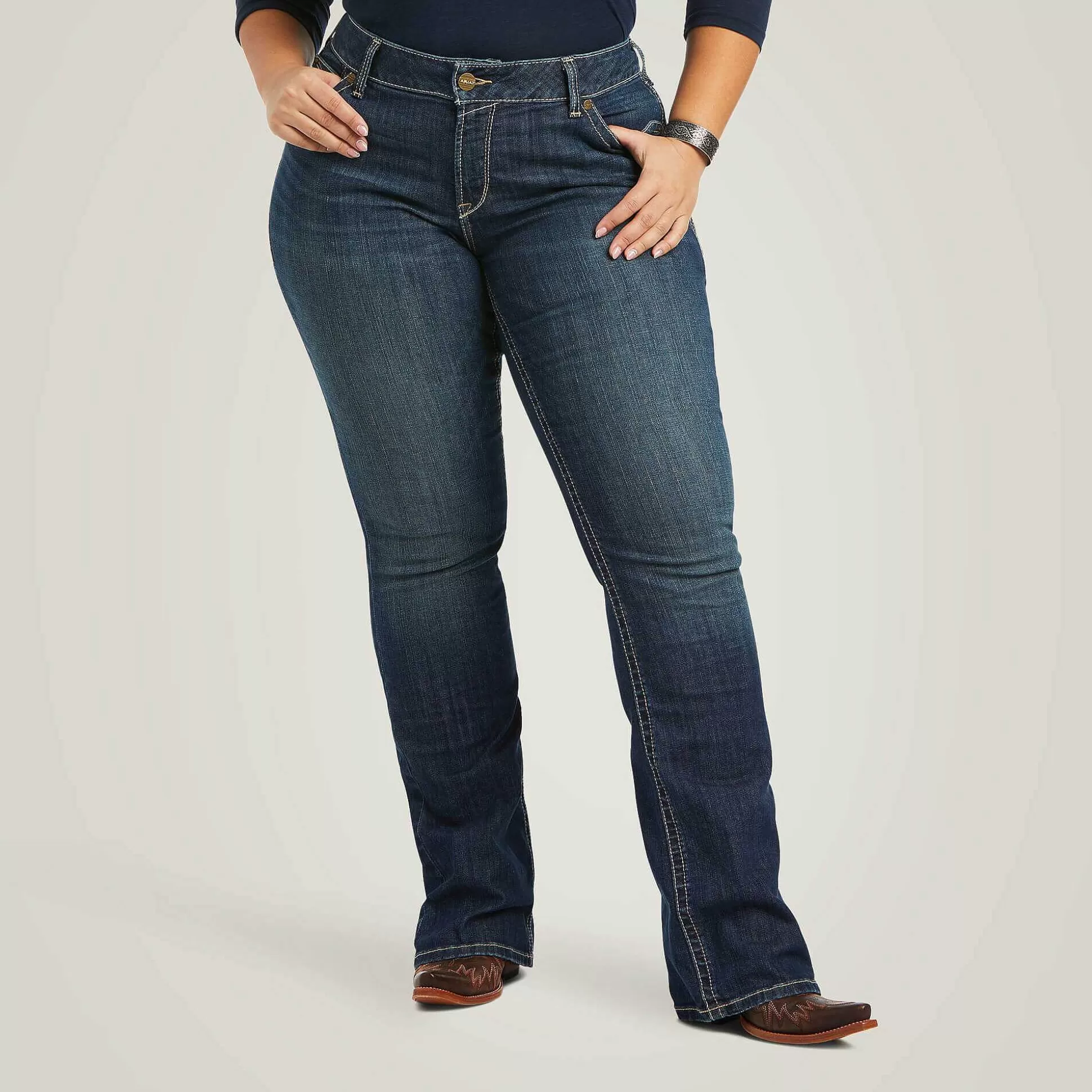 ariat Denim*R.E.A.L. Mid Rise Corinne Boot Cut Jean