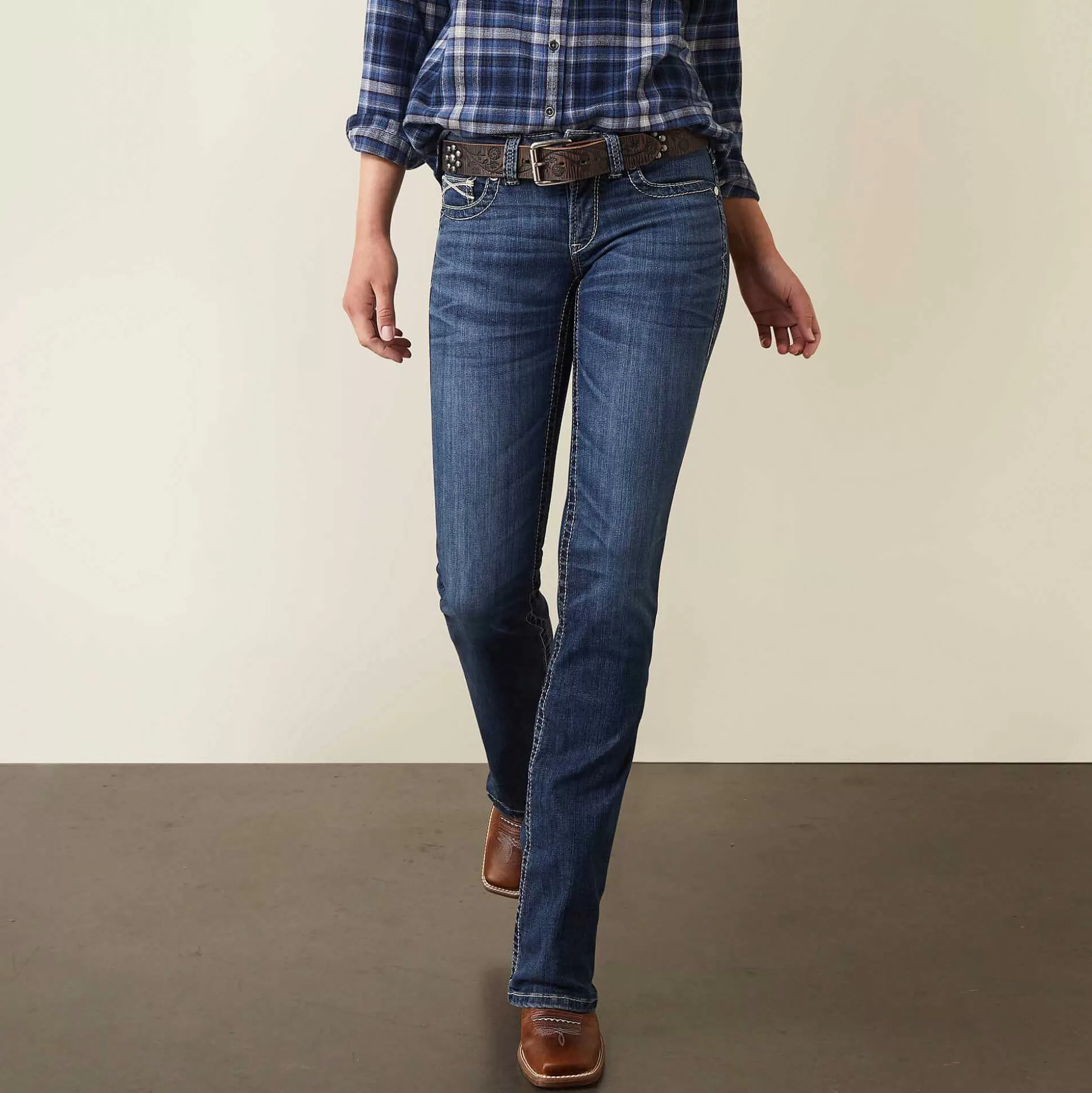 ariat Denim*R.E.A.L. Mid Rise Miriam Boot Cut Jean
