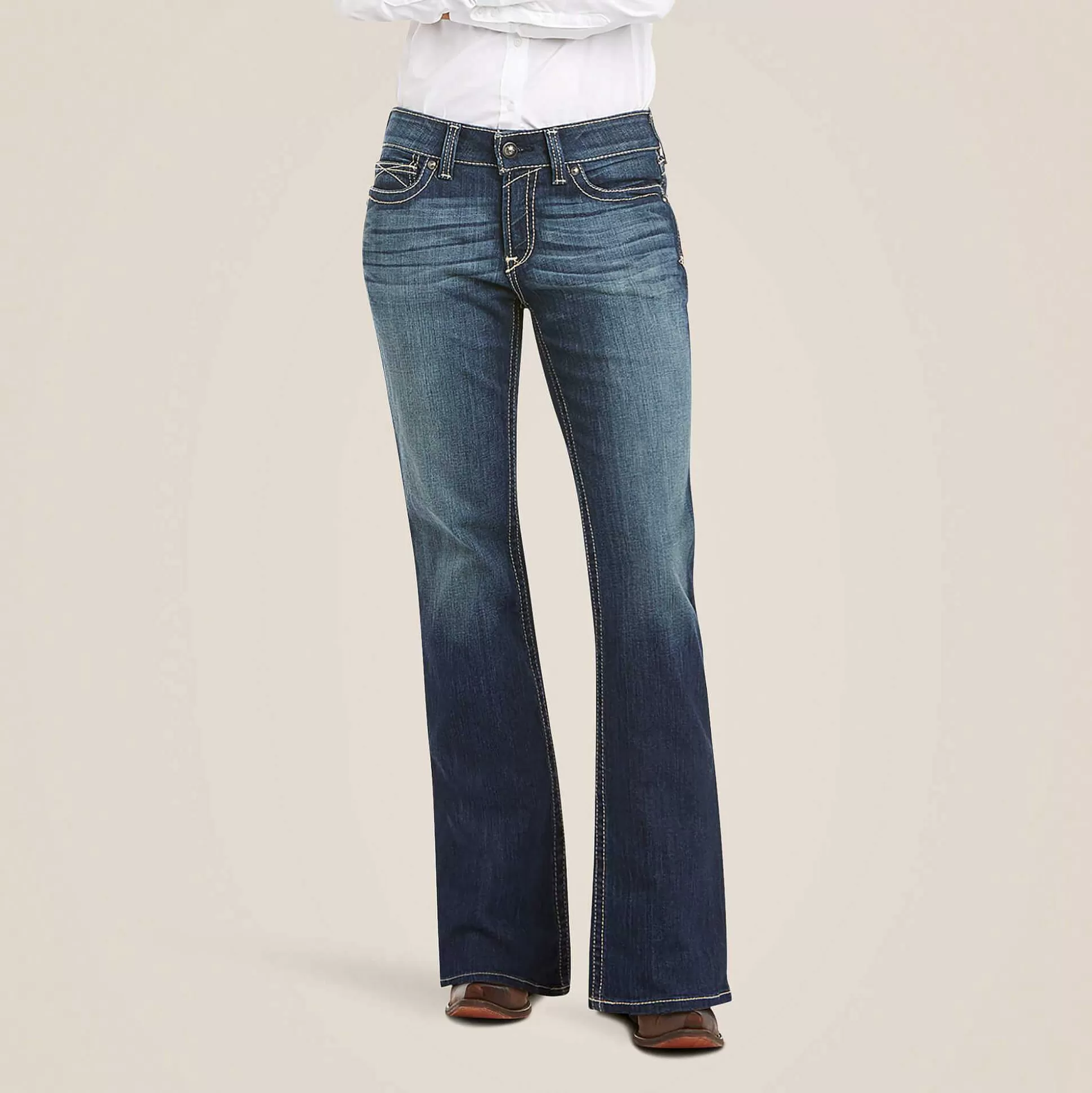 ariat Denim*R.E.A.L. Mid Rise Stretch Original Boot Cut Jean