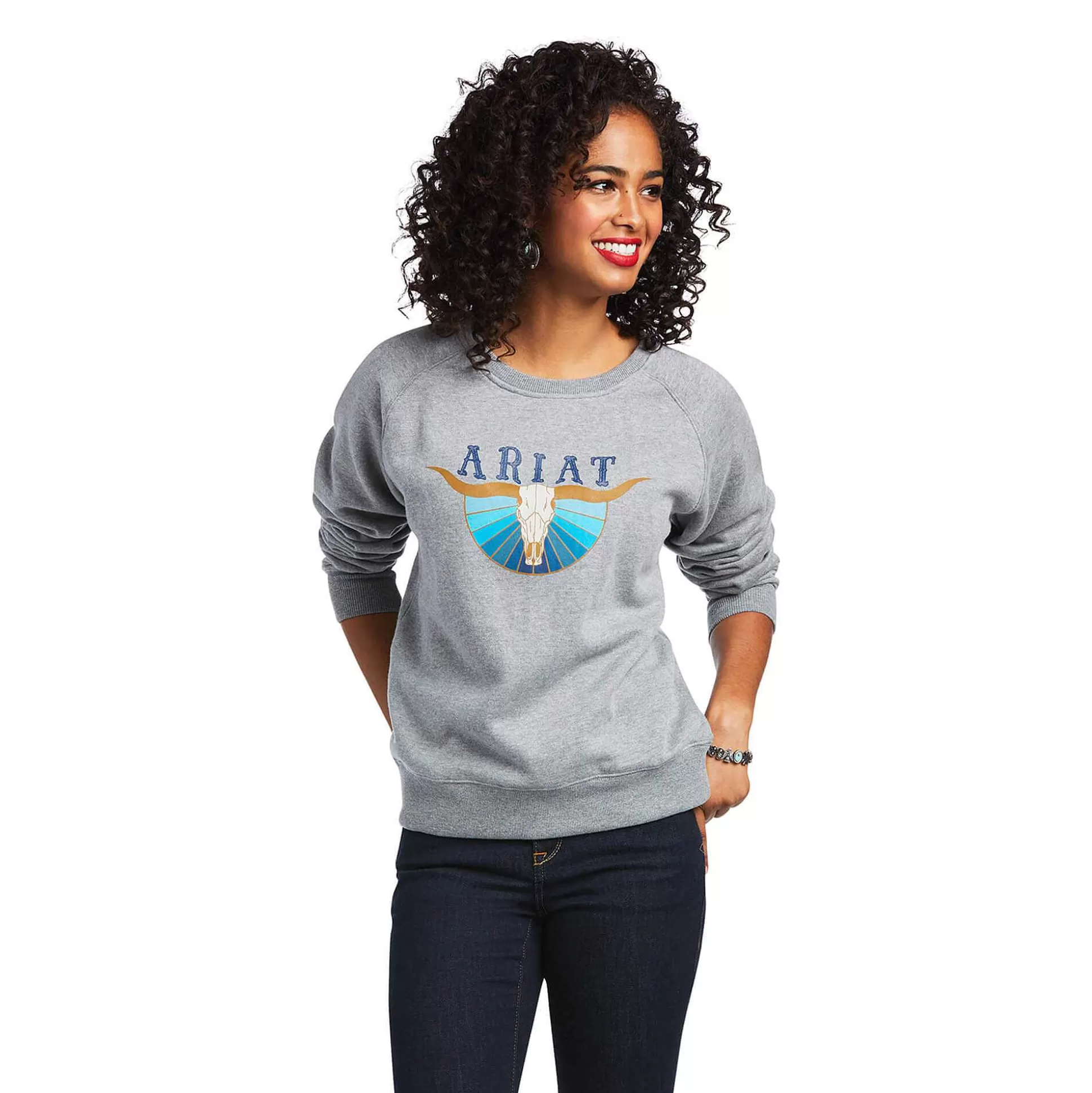 ariat Sweatshirts & Hoodies*Real Pacific Steerhead Sweatshirt